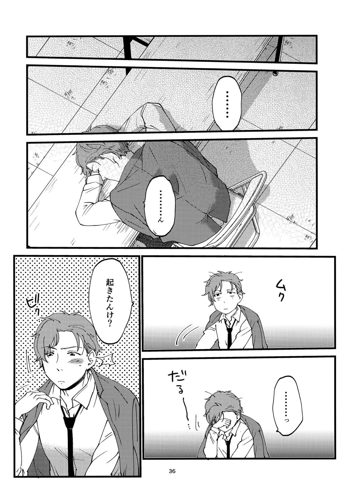 俺の伸が淫魔やなんて聞いてえん【2.43 清陰高校男子バレー部/青木×小田】 page 35
