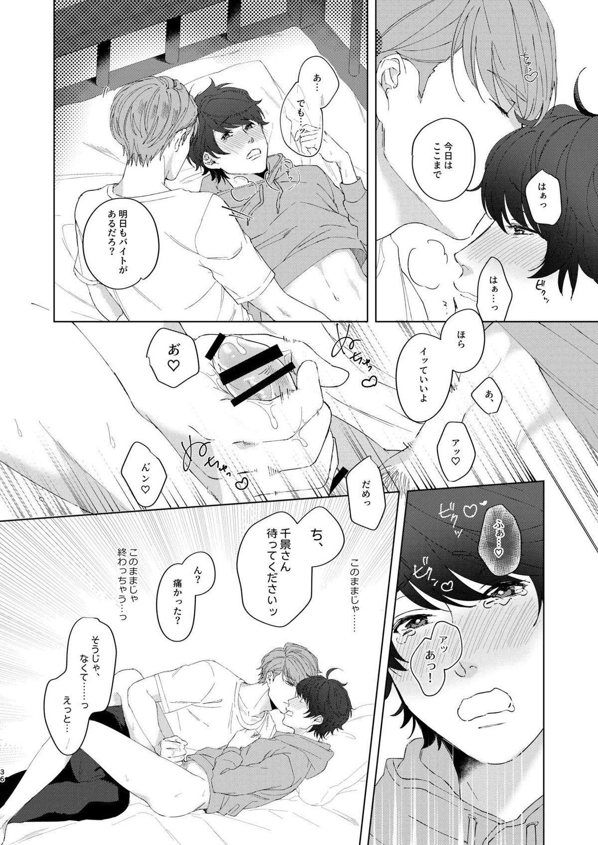 今夜がきっと正念場【A3!/千咲】 page 35