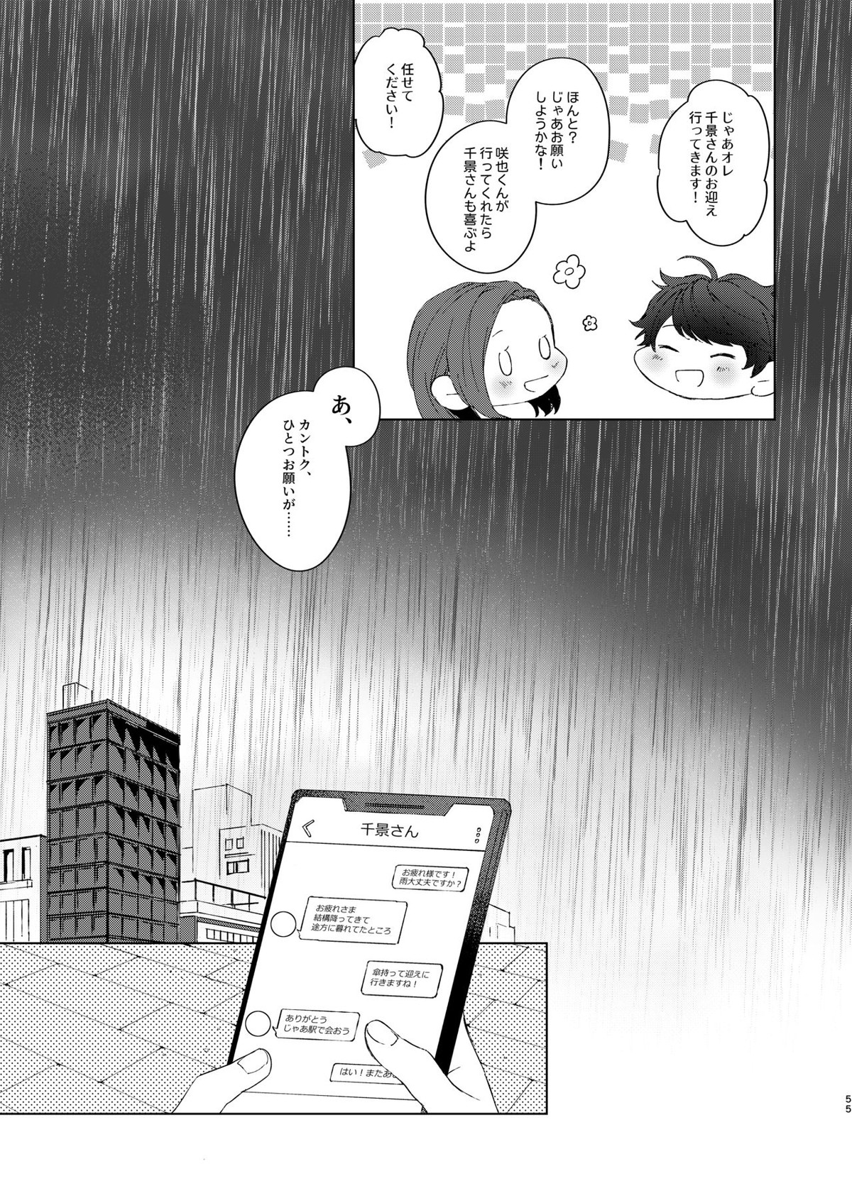今夜がきっと正念場【A3!/千咲】 page 54