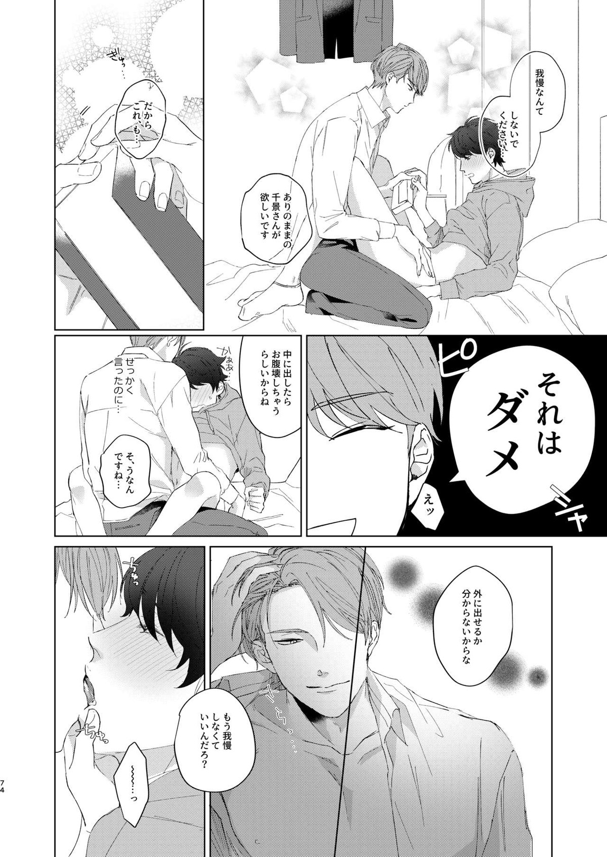 今夜がきっと正念場【A3!/千咲】 page 73