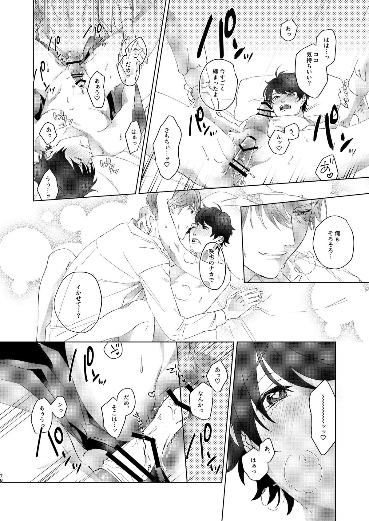 今夜がきっと正念場【A3!/千咲】 page 77