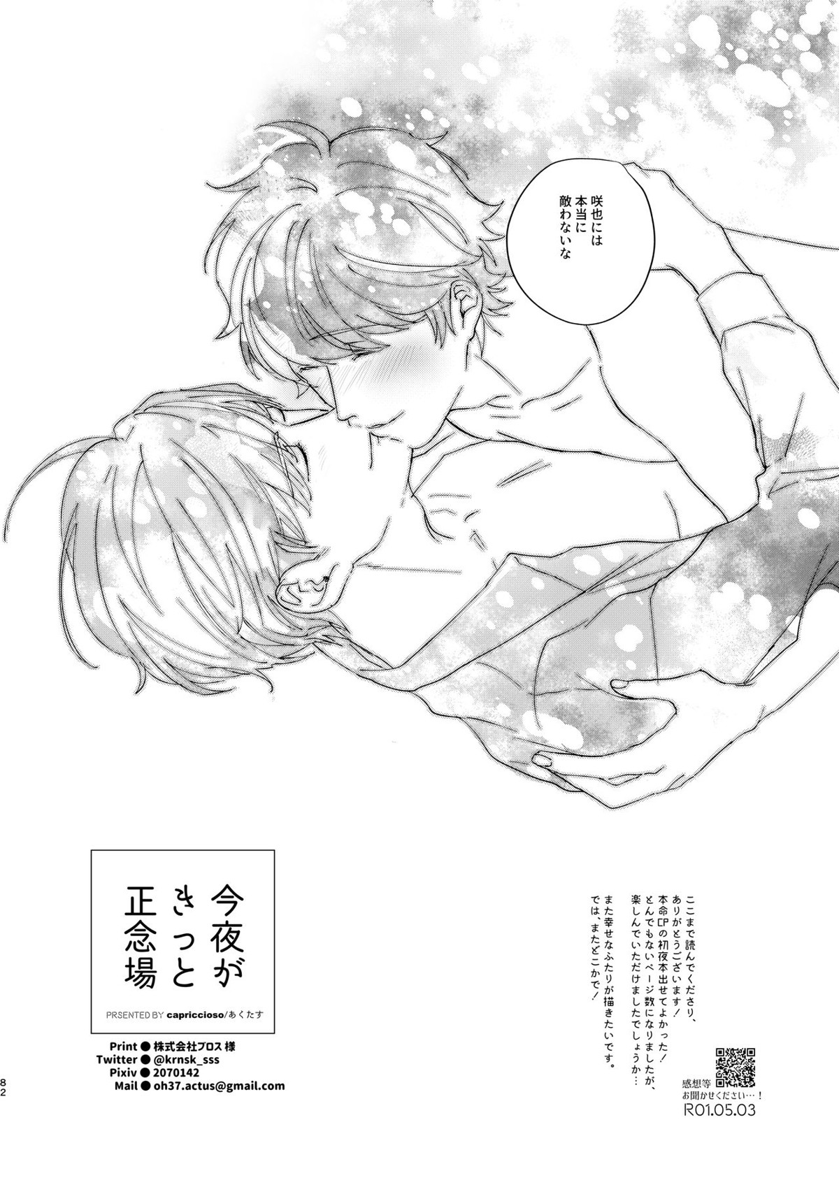 今夜がきっと正念場【A3!/千咲】 page 81