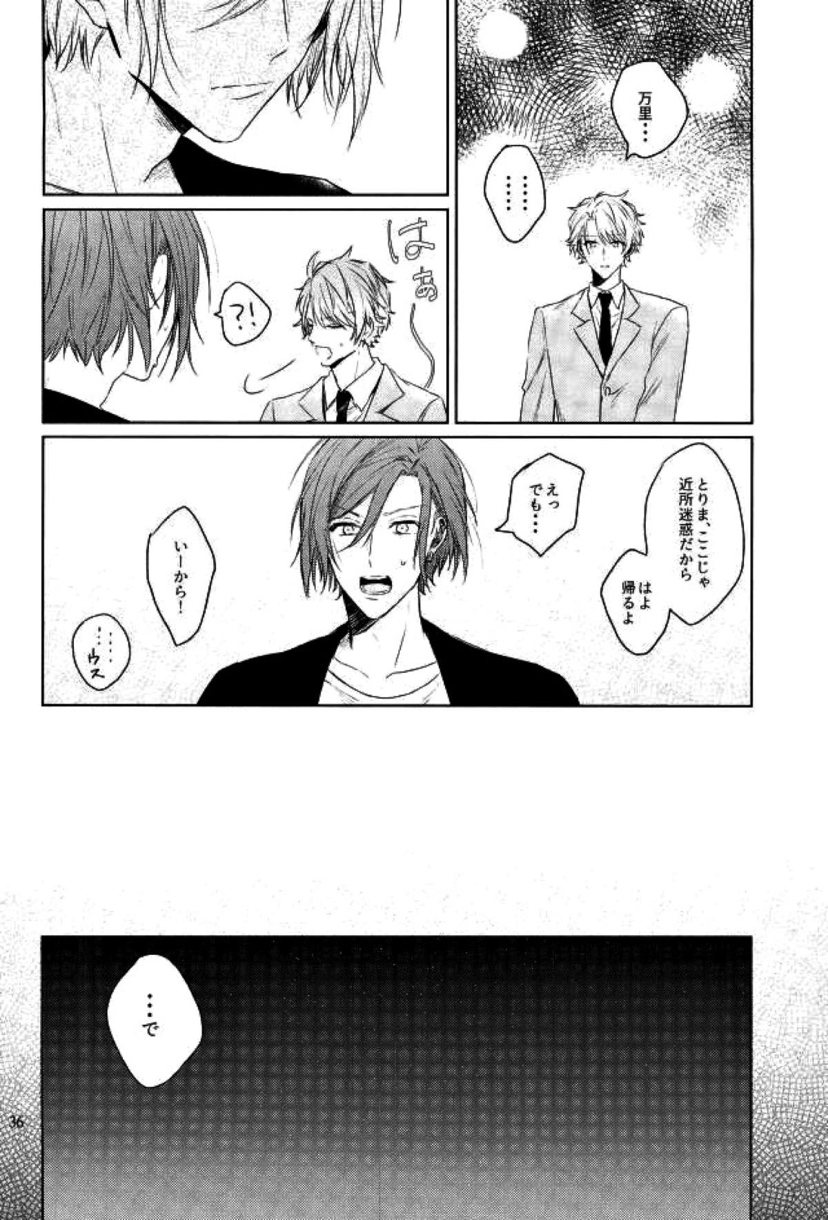傷跡にさよならを【A3!/万至】 page 34