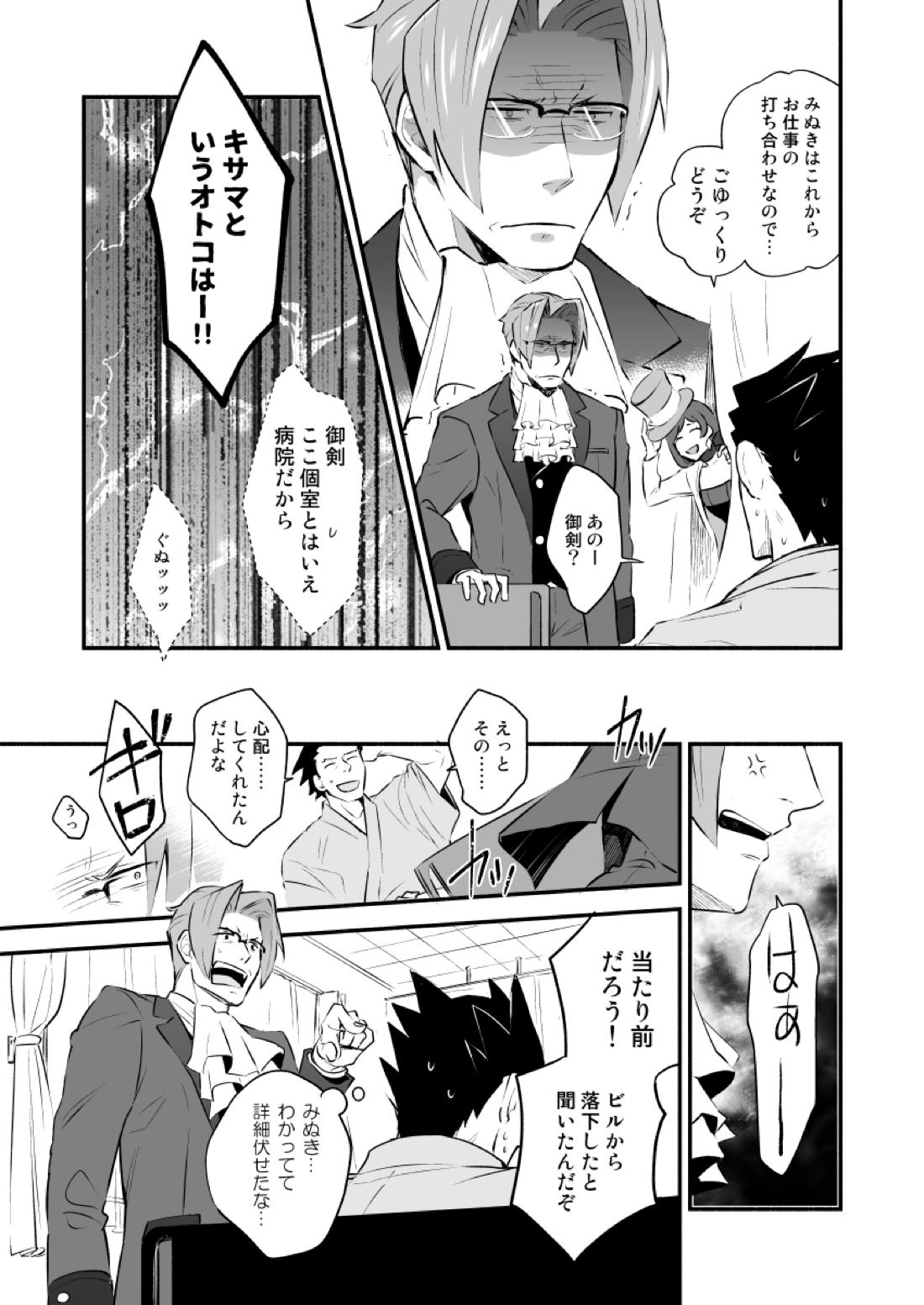 恋の黙秘権行使中【逆転裁判/ナルミツ】 page 26