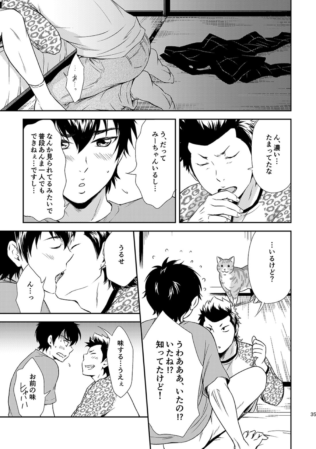 ねことくらす【ダイヤのA/倉沢】 page 35