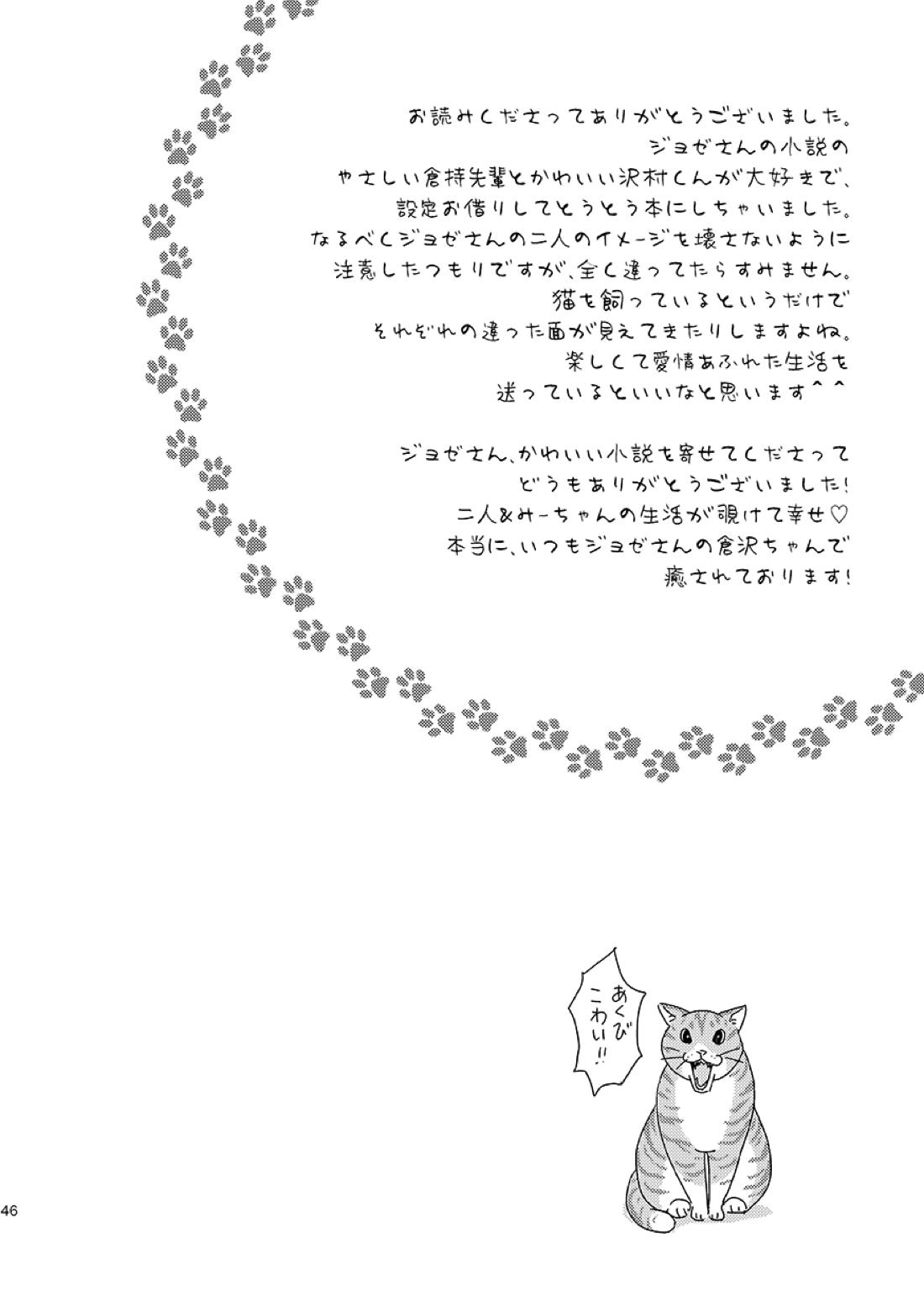 ねことくらす【ダイヤのA/倉沢】 page 46