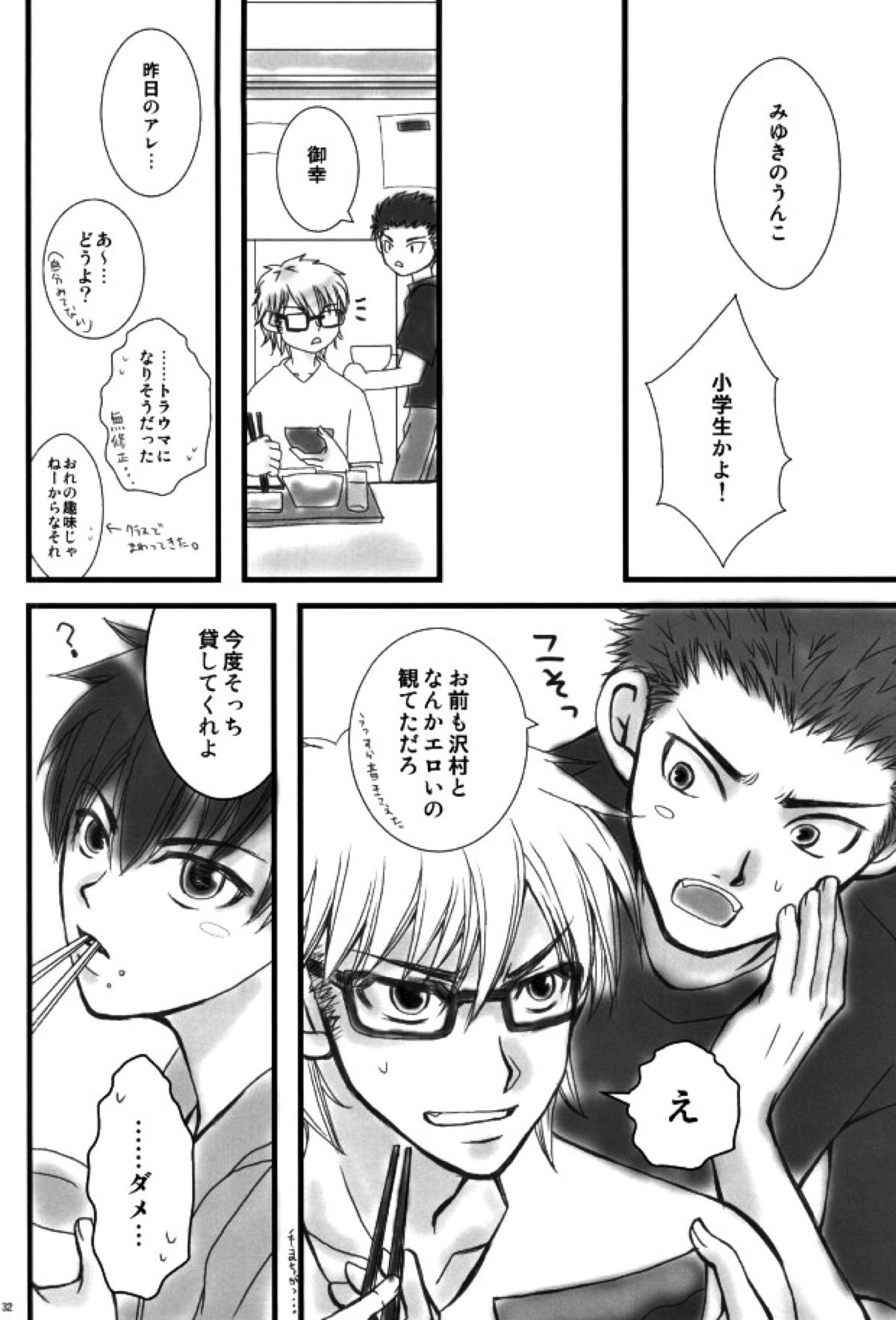 Brilliancy おしえて・ みゆきセンパイ。【ダイヤのA/御沢】 page 29