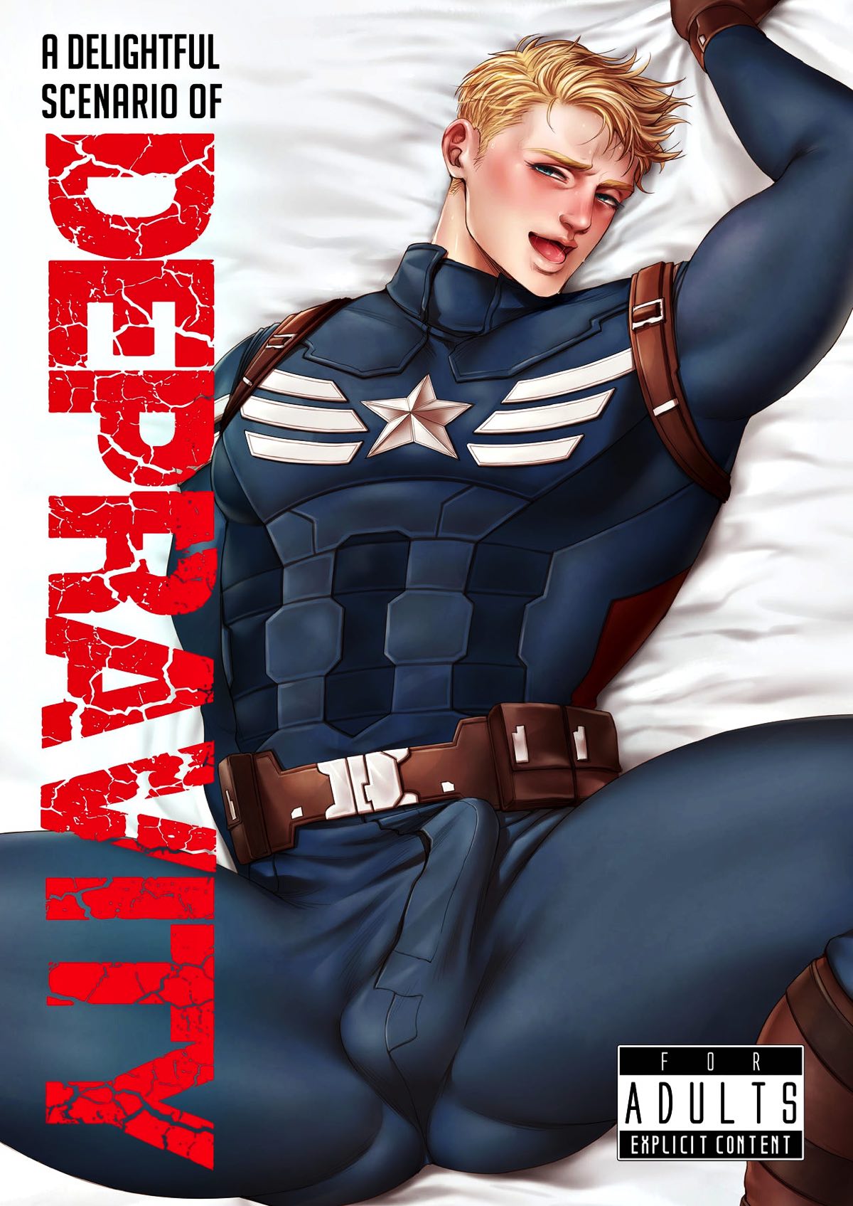 Recommended BL manga "A DELIGHTFUL SCENARIO OFDEPRAVITY【アメコミシリーズ/ウィンター・ソルジャー×キャプテン・アメリカ】" cover image