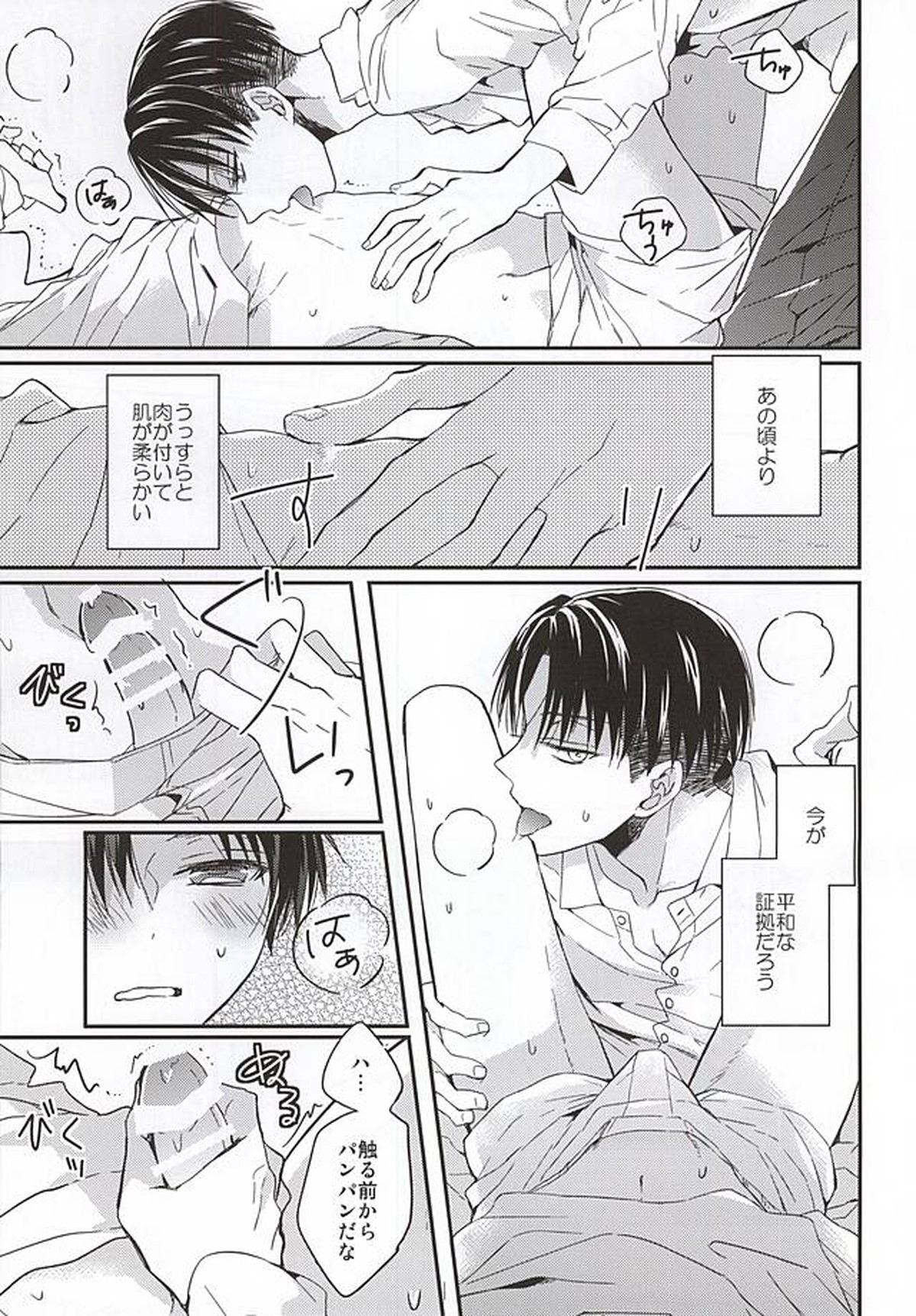 エレンは俺を思い出さない 中編【進撃の巨人/リヴァエレ】 page 14