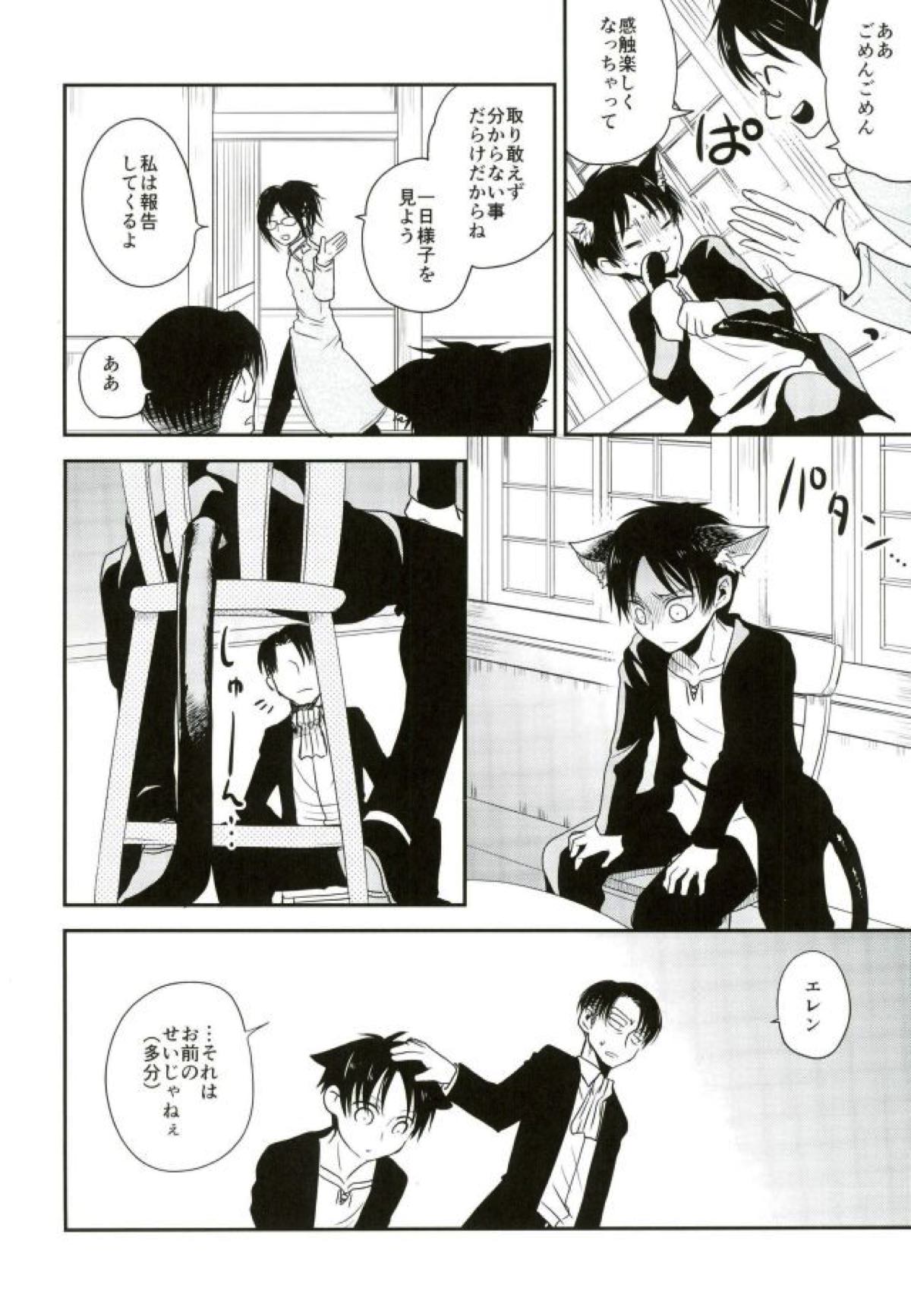 新兵くんがネコになりまして【進撃の巨人/リヴァエレ】 page 11