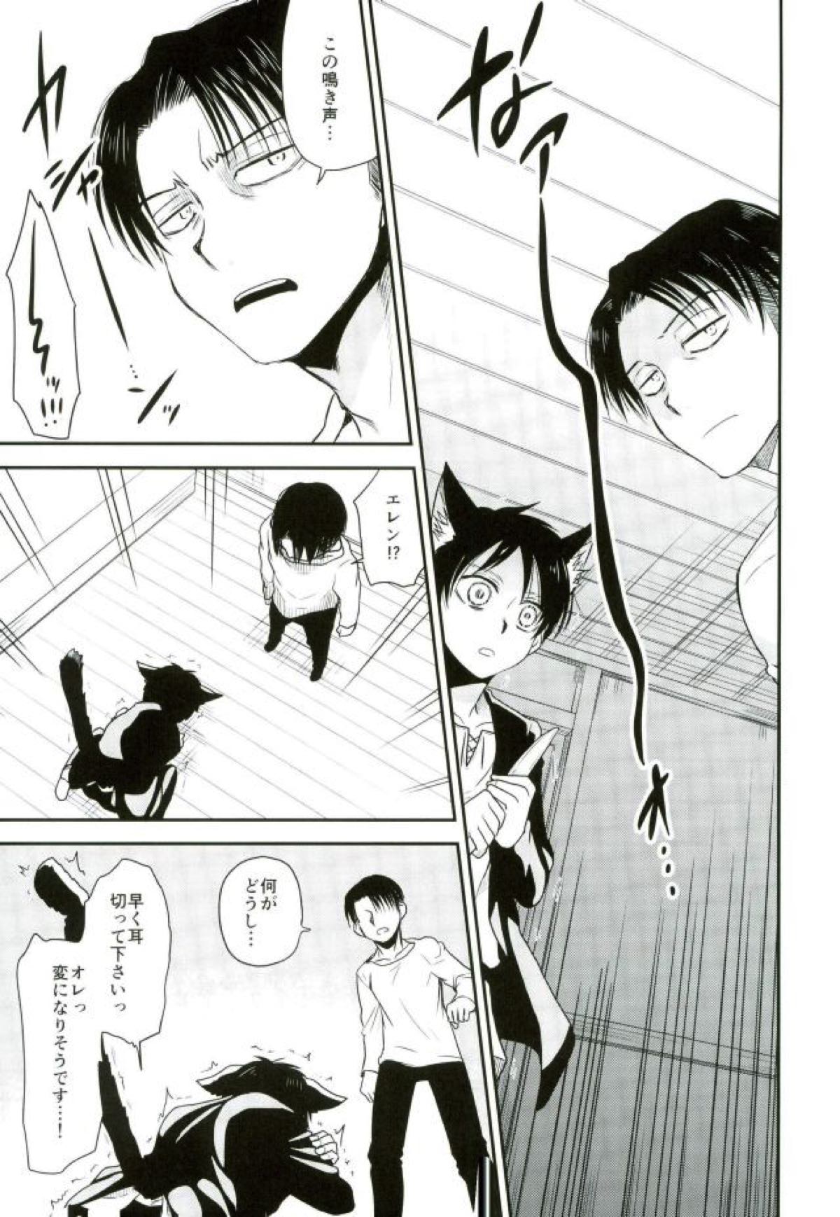 新兵くんがネコになりまして【進撃の巨人/リヴァエレ】 page 16