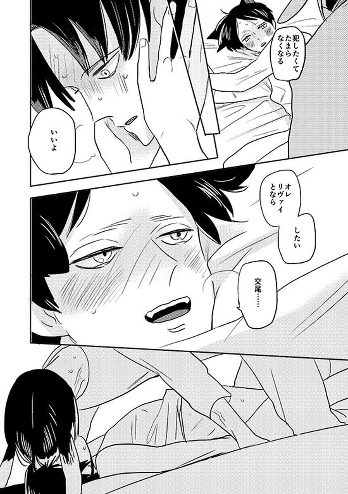 俺の狼【進撃の巨人/リヴァエレ】 page 19