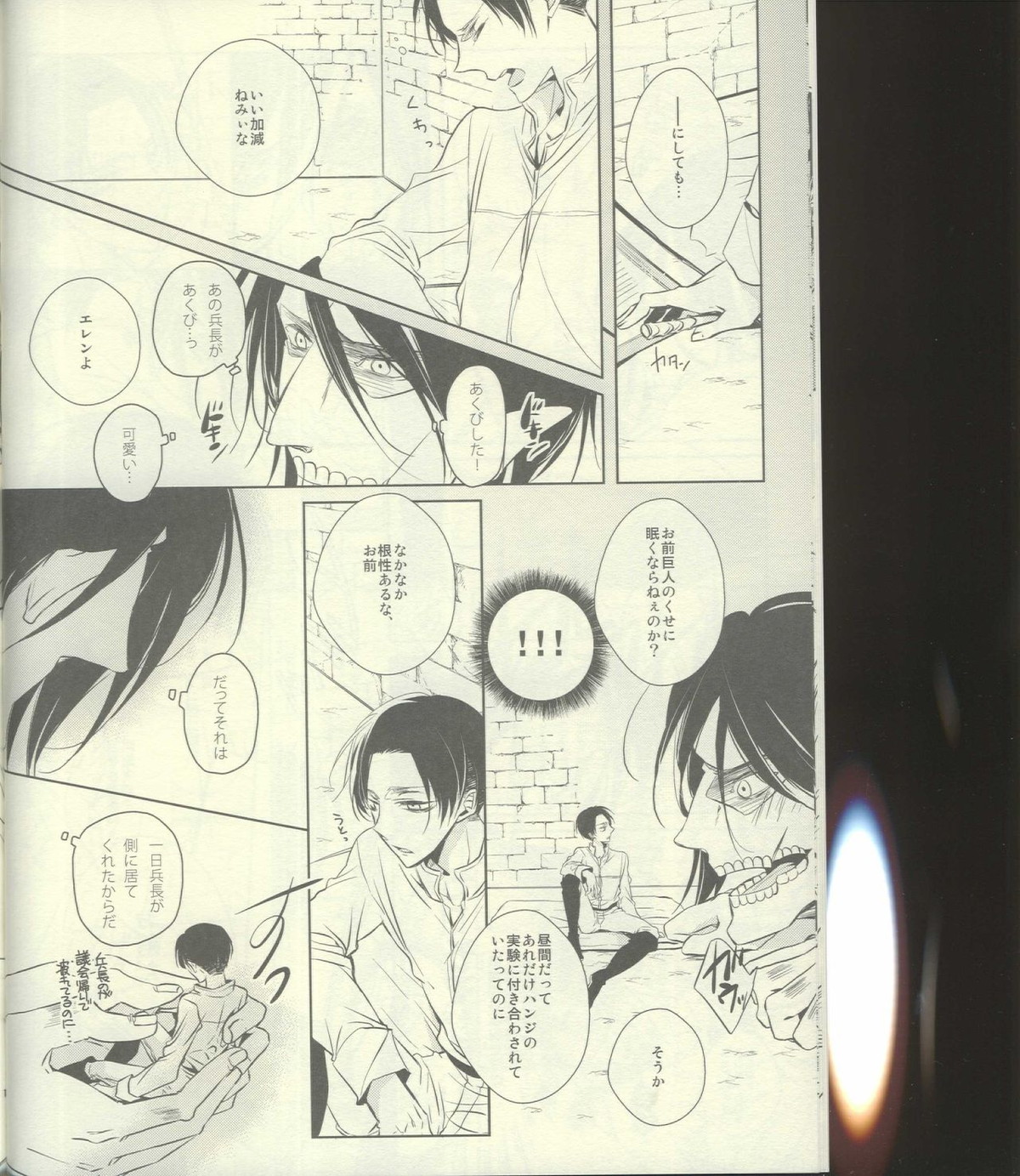 巨人化エレンの観察日記。【進撃の巨人/エレリ】 page 12