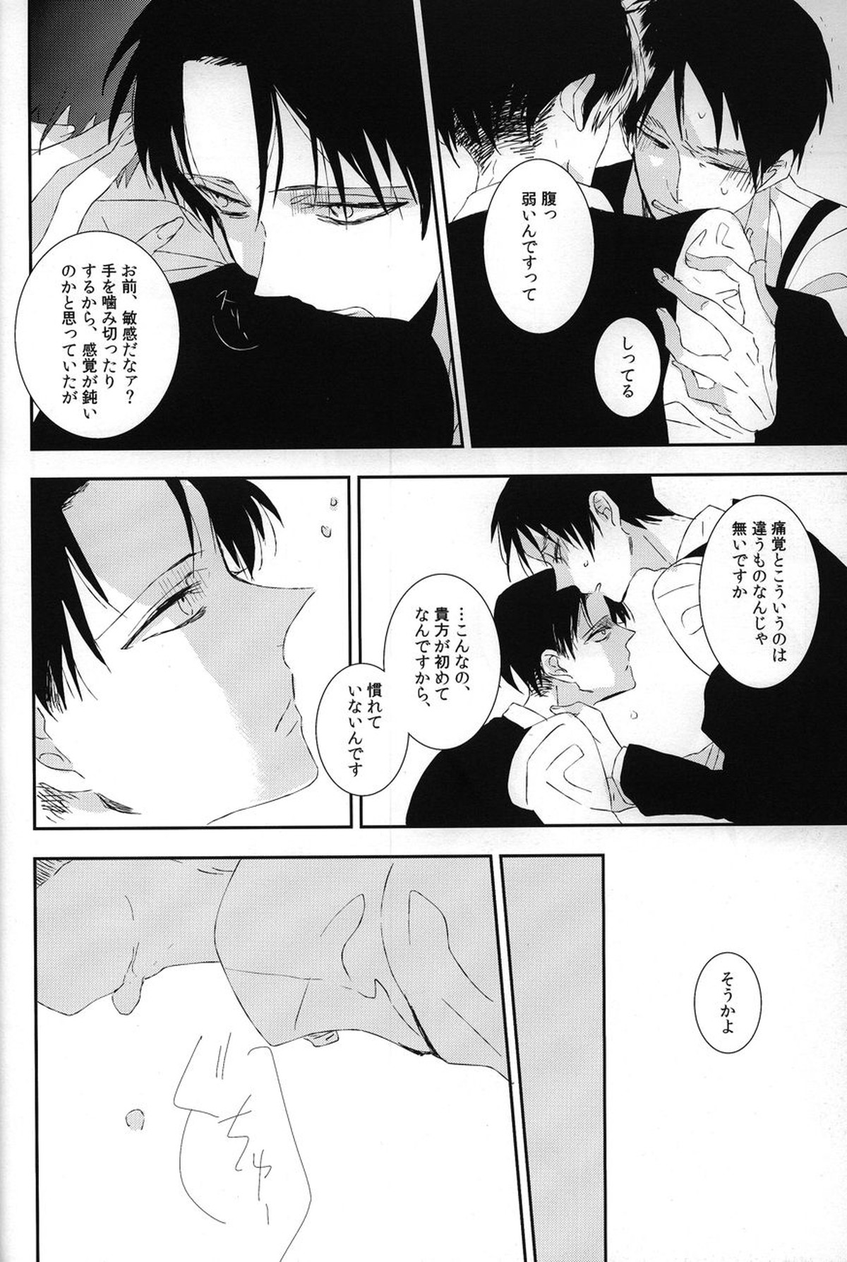 獣の正装【進撃の巨人/リヴァエレ】 page 11