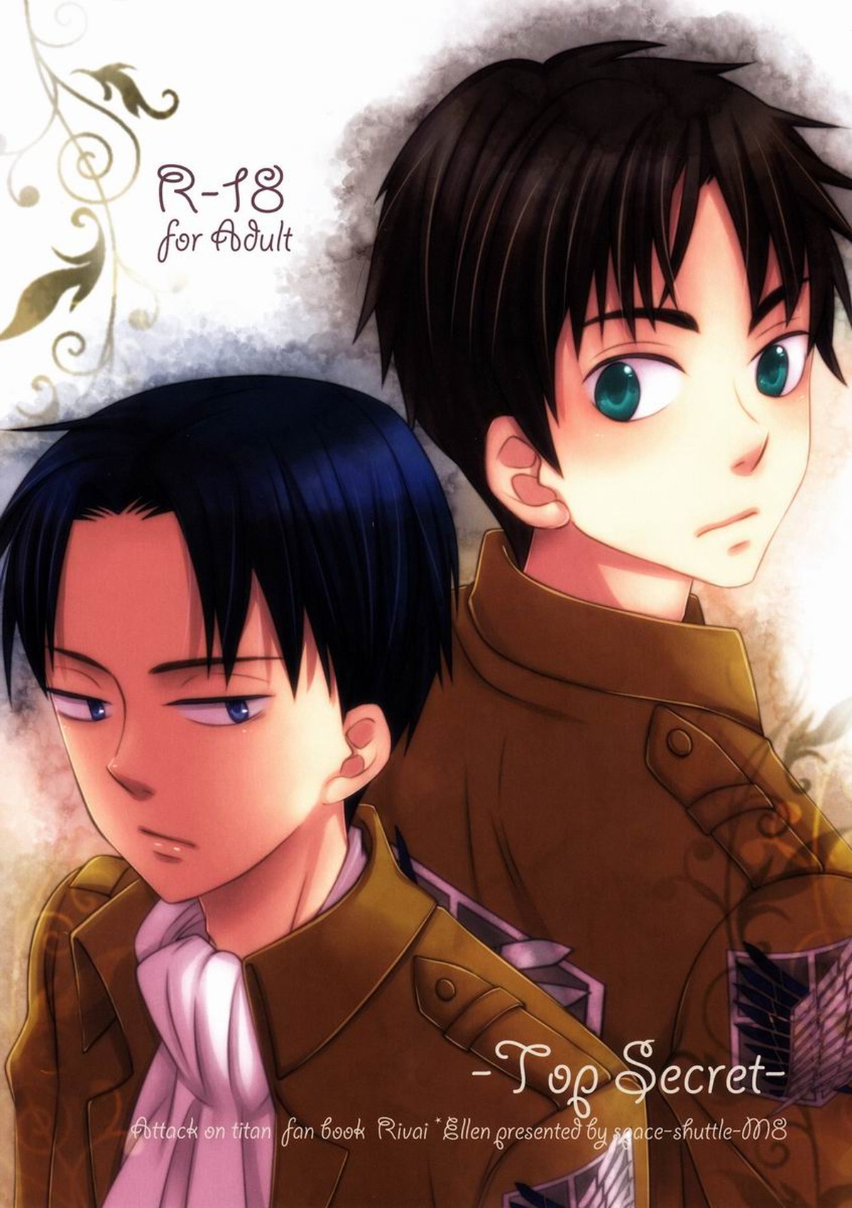 Recommended BL manga "Top Secret【進撃の巨人/リヴァエレ】" cover image