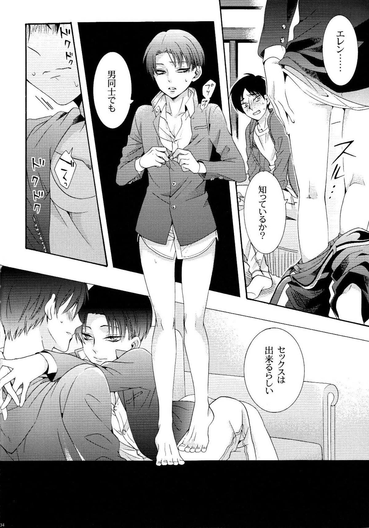 向日葵の咲く冬【進撃の巨人/エレリ】 page 34
