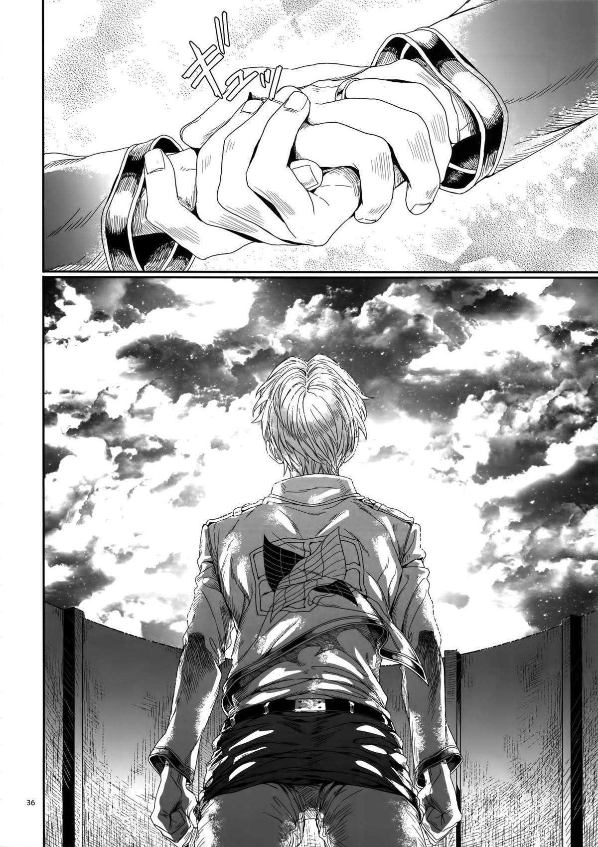 胸のしじまを切り裂いて【進撃の巨人/ミケナナ】 page 35