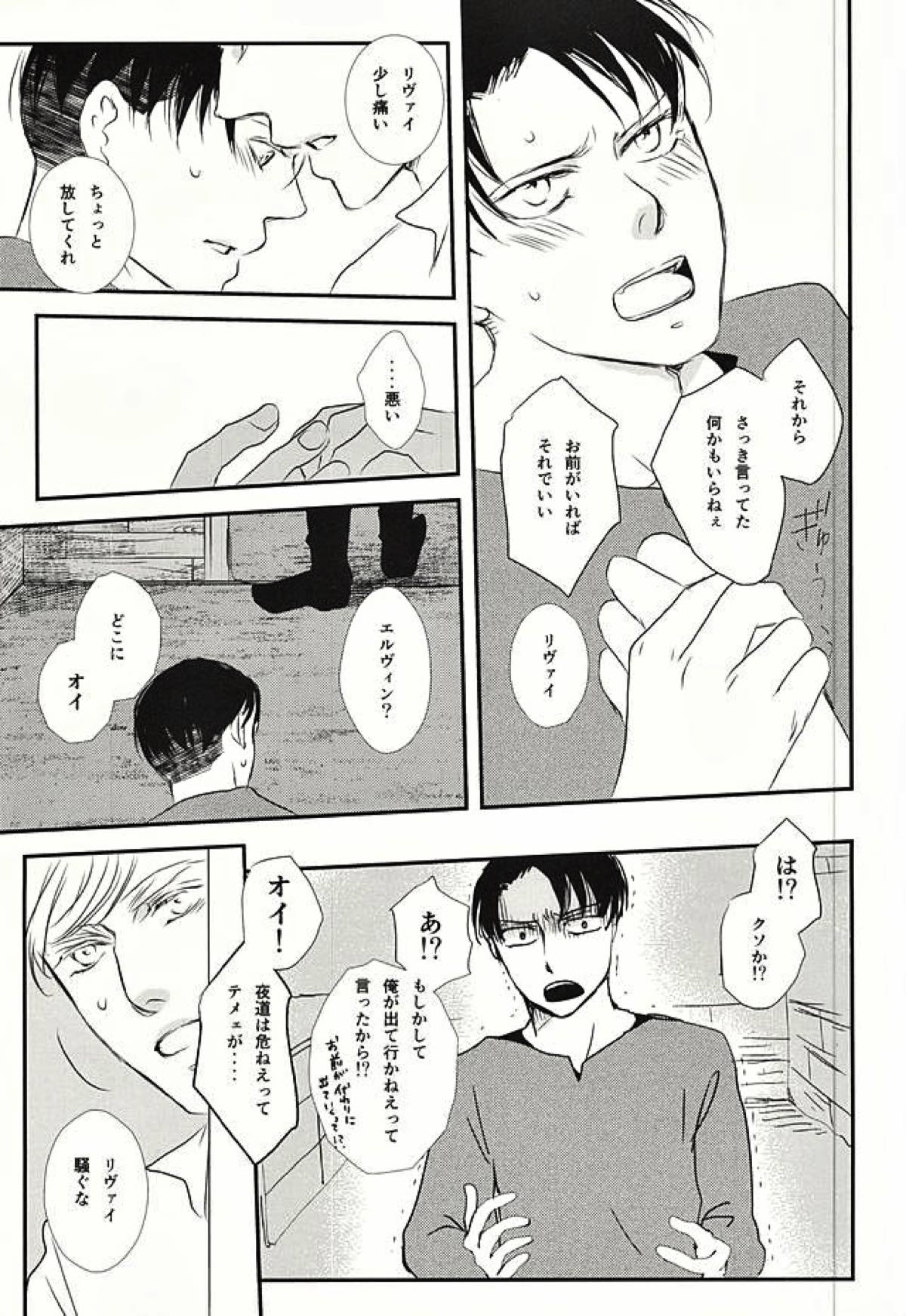 君は俺の心臓を突き刺す棘【進撃の巨人/エルリ】 page 18