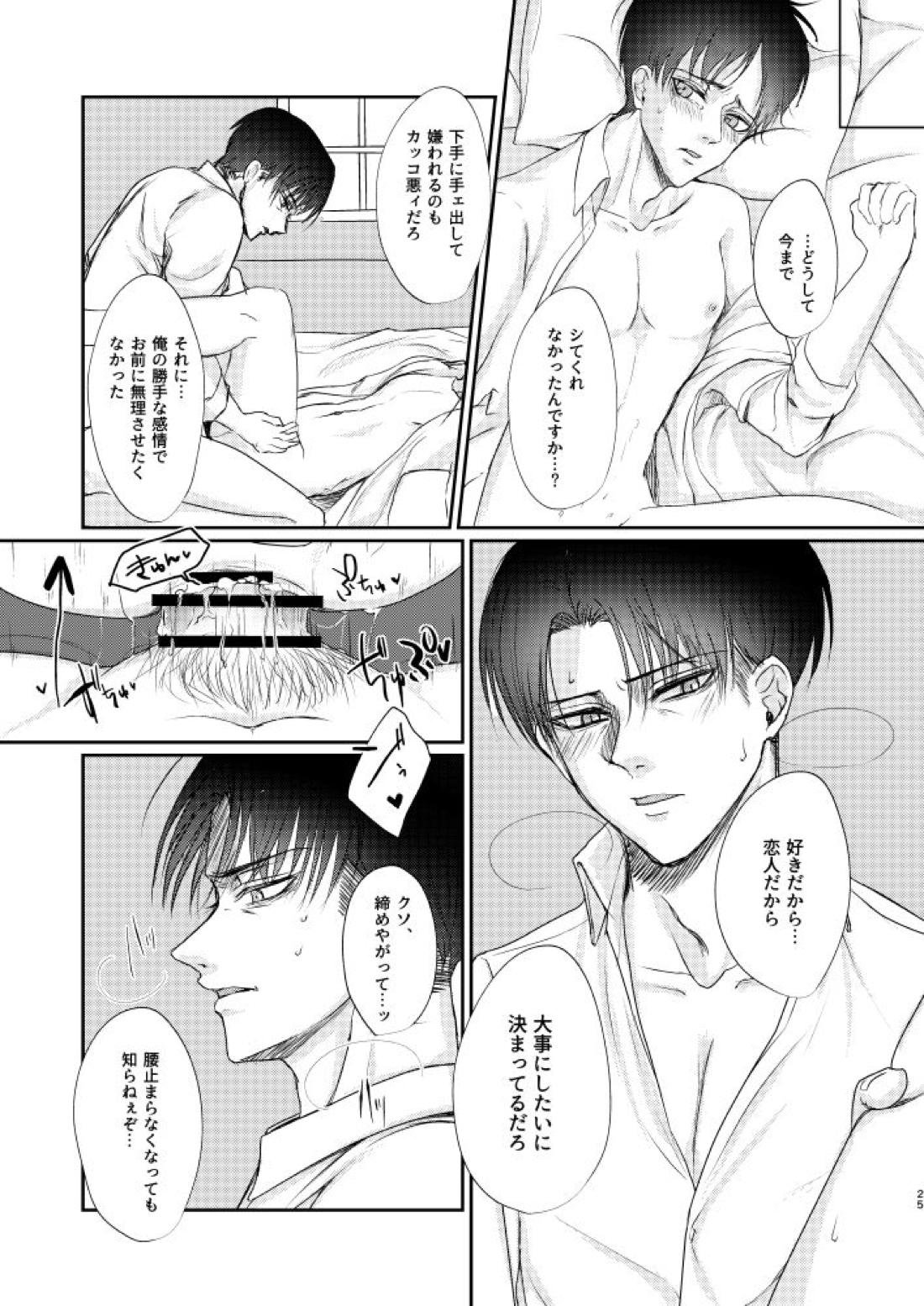 だって恋人なんだから【進撃の巨人/リヴァエレ】 page 24