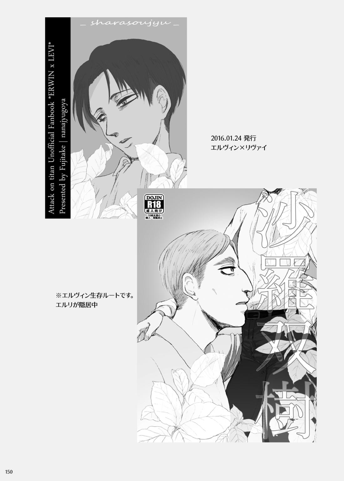 Recommended BL manga "沙羅双樹【進撃の巨人/エルリ】" cover image