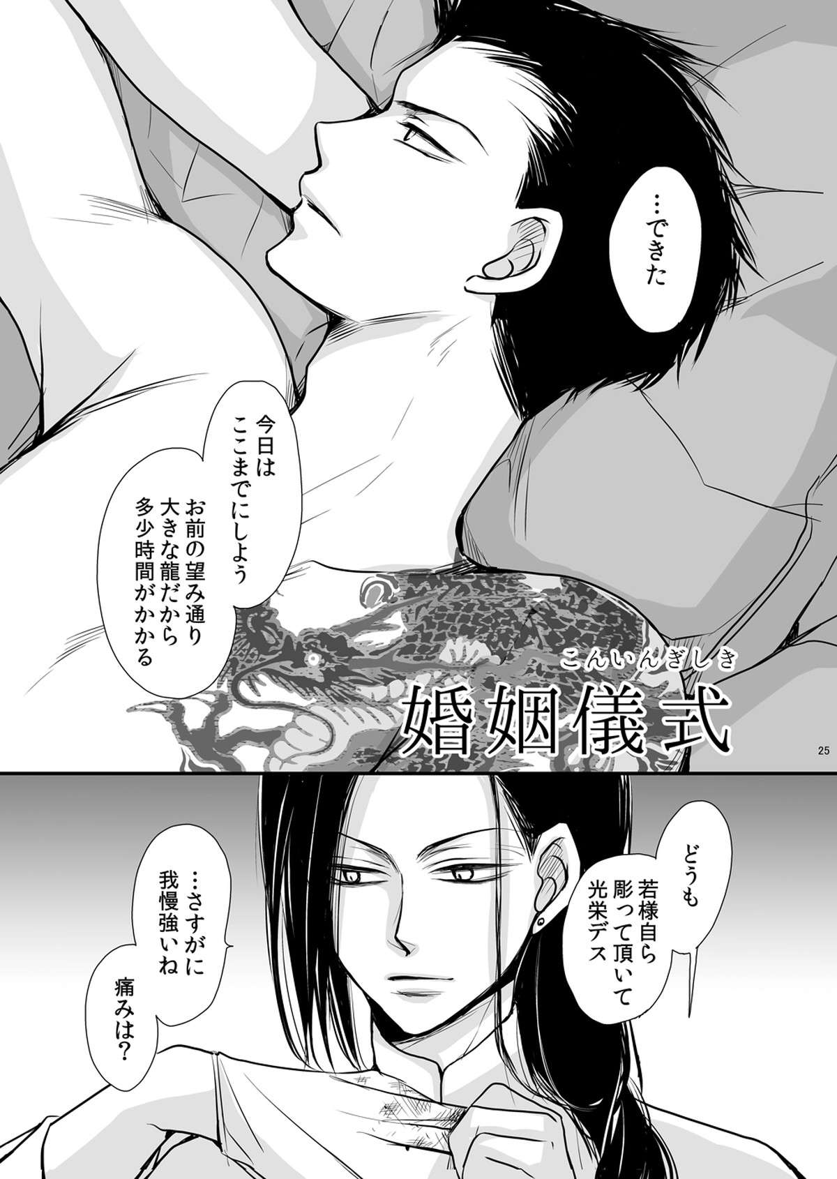 ドラゴンロードラブソングス ～竜ノ道恋愛曲集～【BANANA FISH/シン李】 page 25