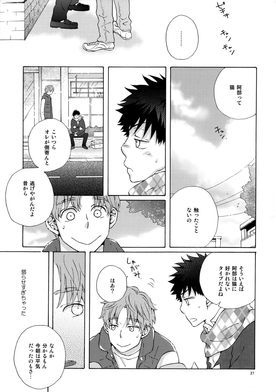 オレとアイツのスキマの猫【おおきく振りかぶって/水アベ】 page 26