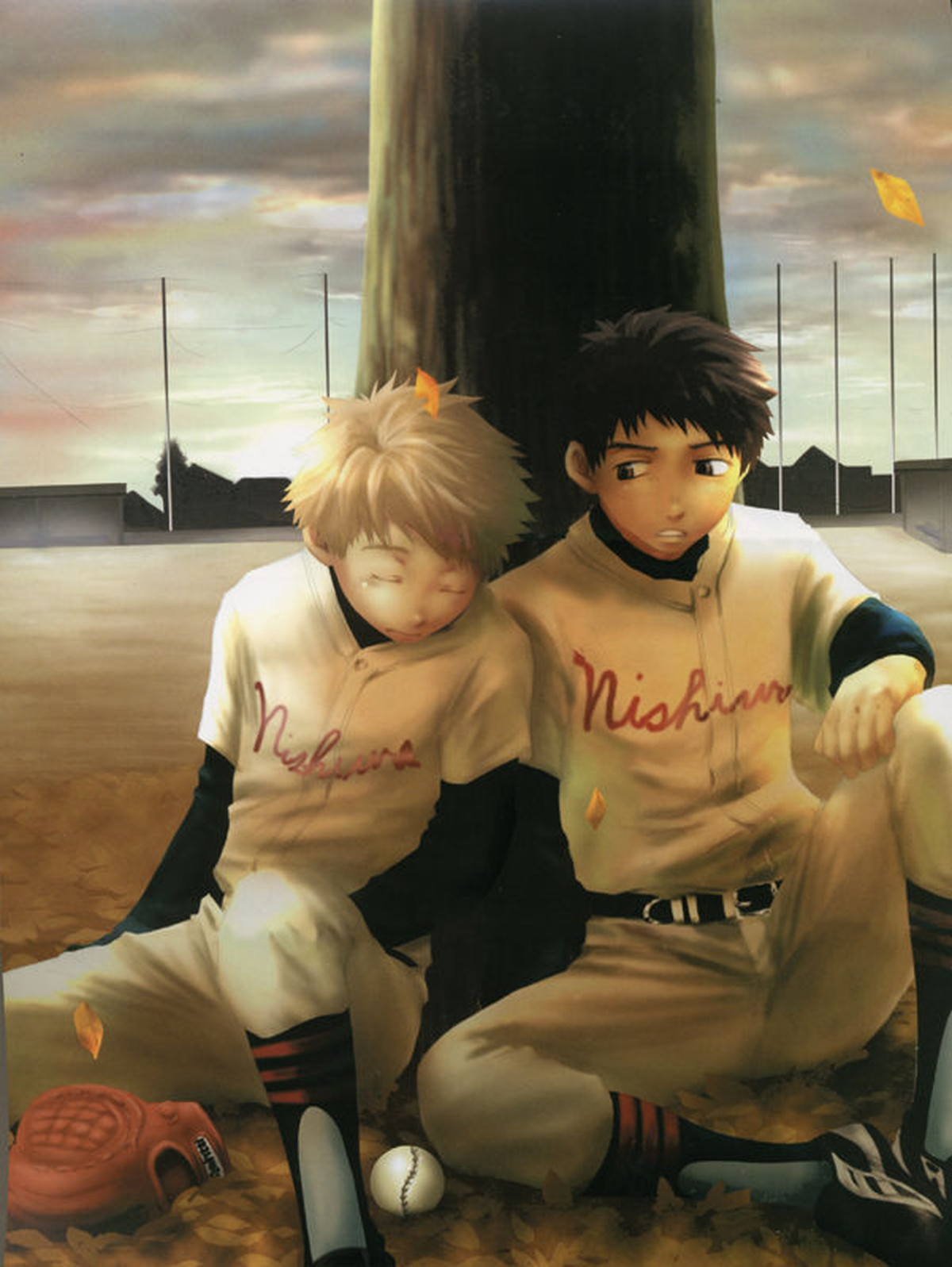 BL manga "風の歌【おおきく振りかぶって/ミハアベ】" cover image