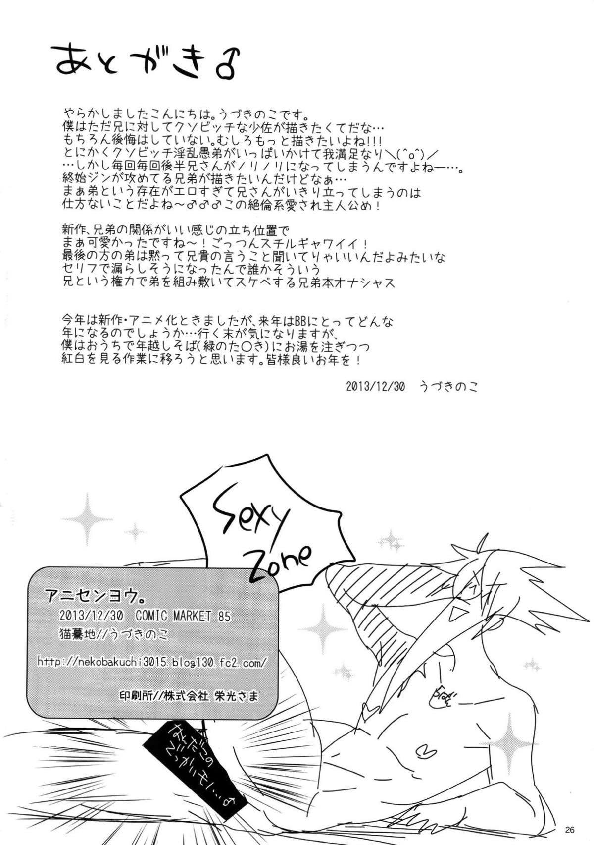 アニセンヨウ。【BLAZBLUE/ラグジン】 page 25