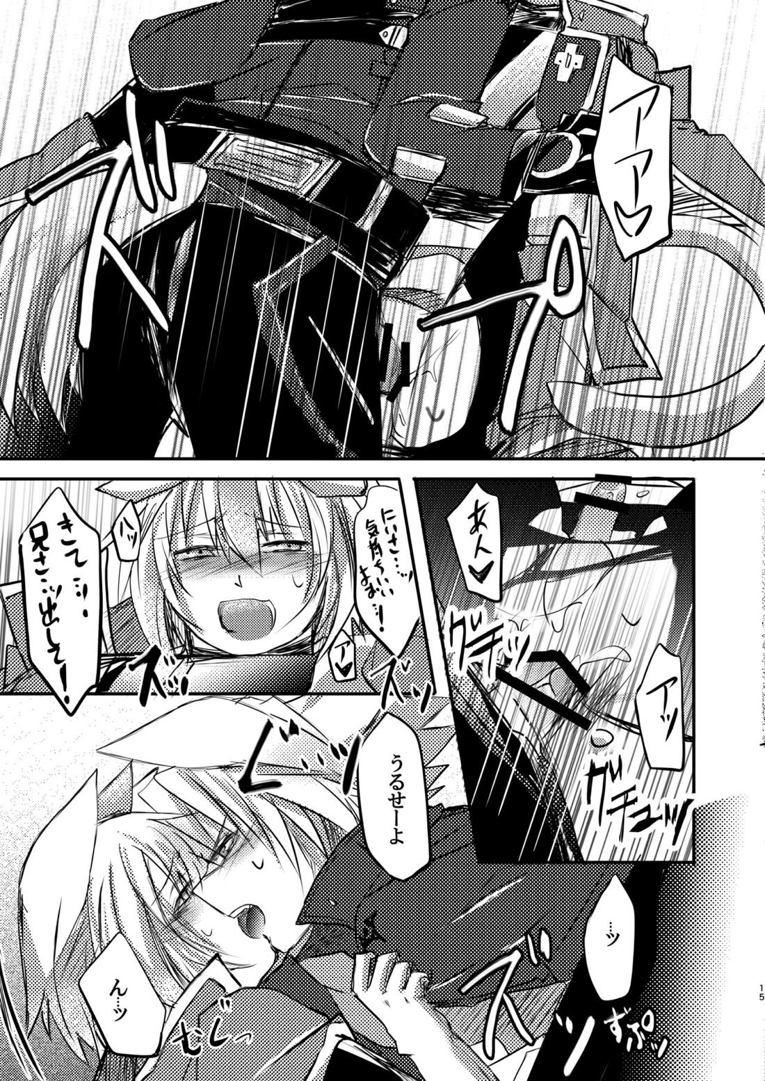 僕はね、兄さんなら兄さんでさえあればそれでいいんだよ 勿論殺意だけどね。【BLAZBLUE/ラグジン】 page 15