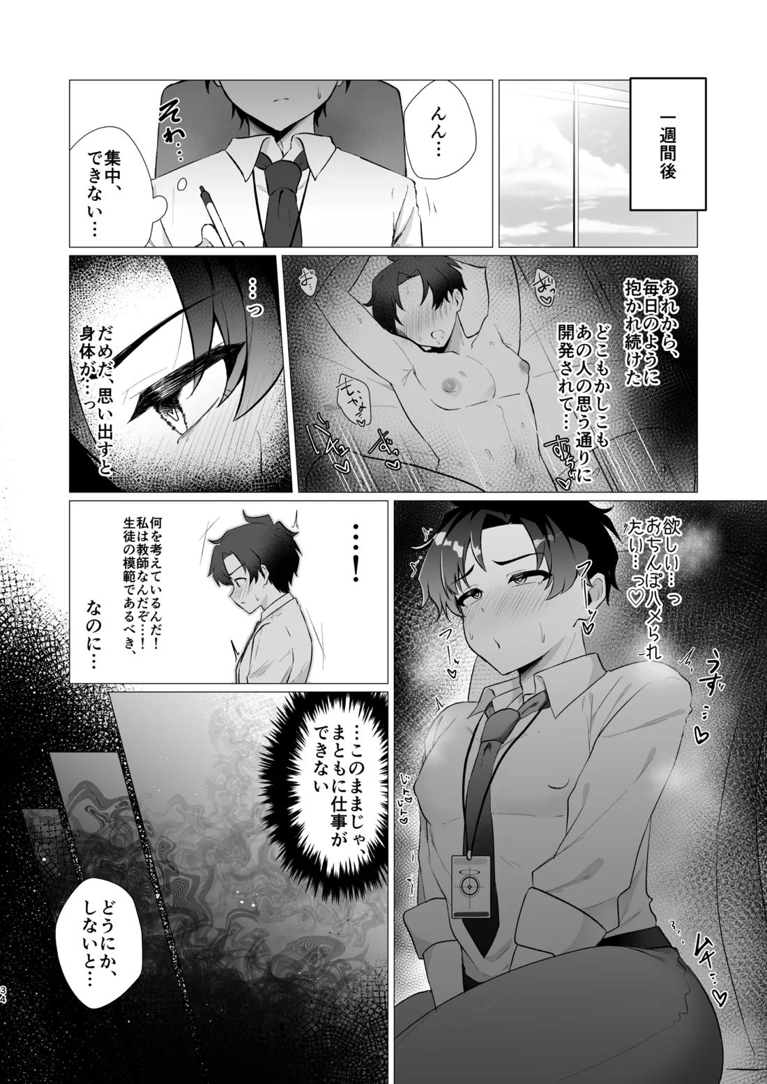 先生の堕とし方【ブルーアーカイブ/モブ×アニメ先生】 page 34