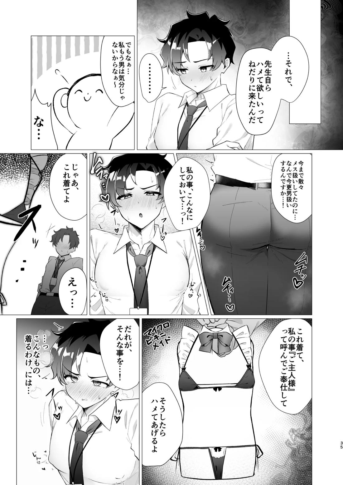 先生の堕とし方【ブルーアーカイブ/モブ×アニメ先生】 page 35