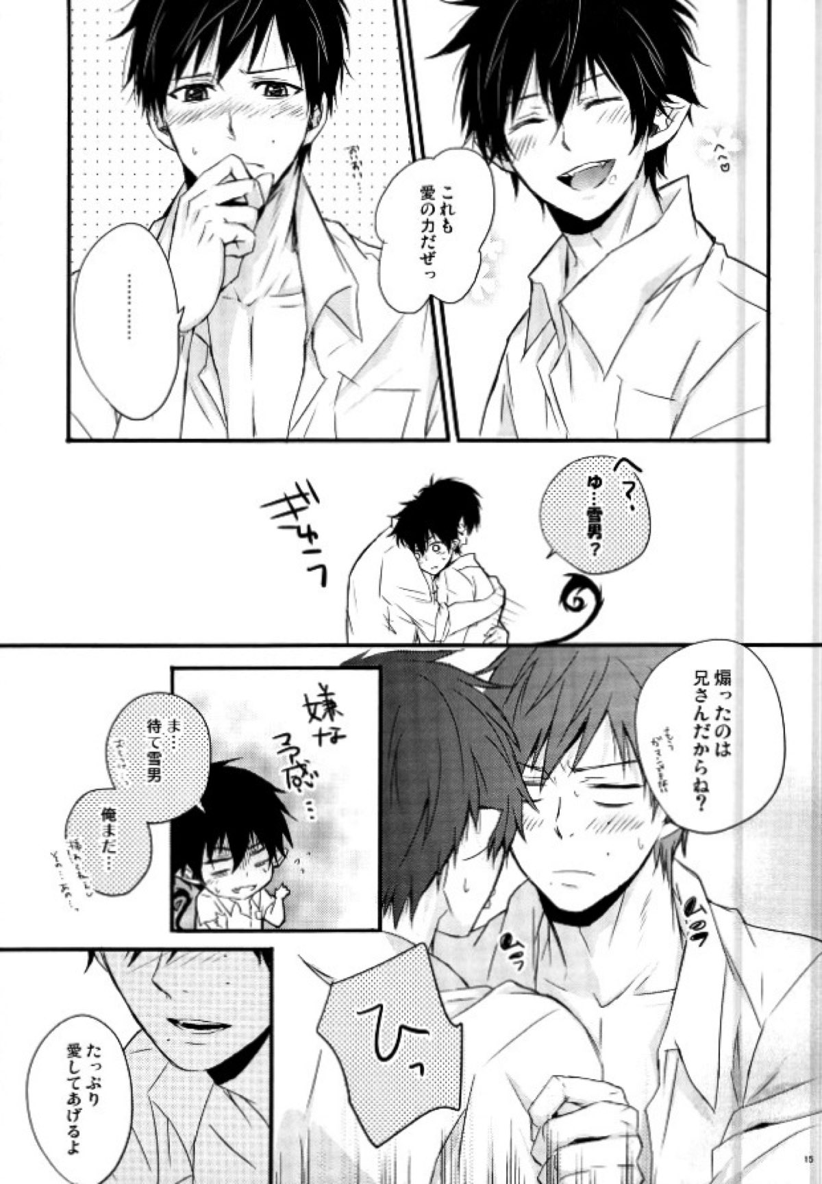 奥村兄弟の恋愛事情【青の祓魔師/雪燐】 page 12