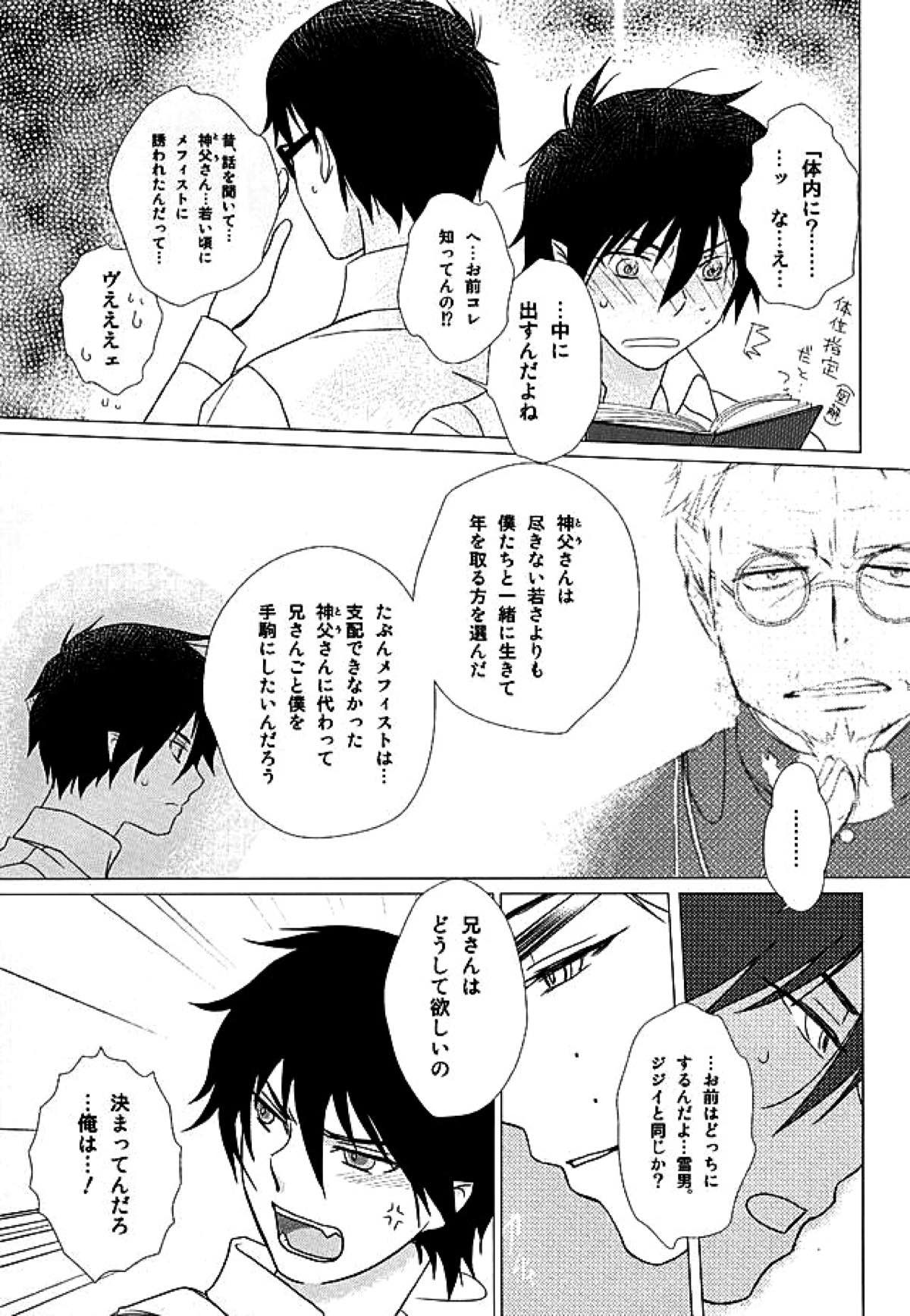 THE OTHER SIDE【青の祓魔師/燐雪】 page 38