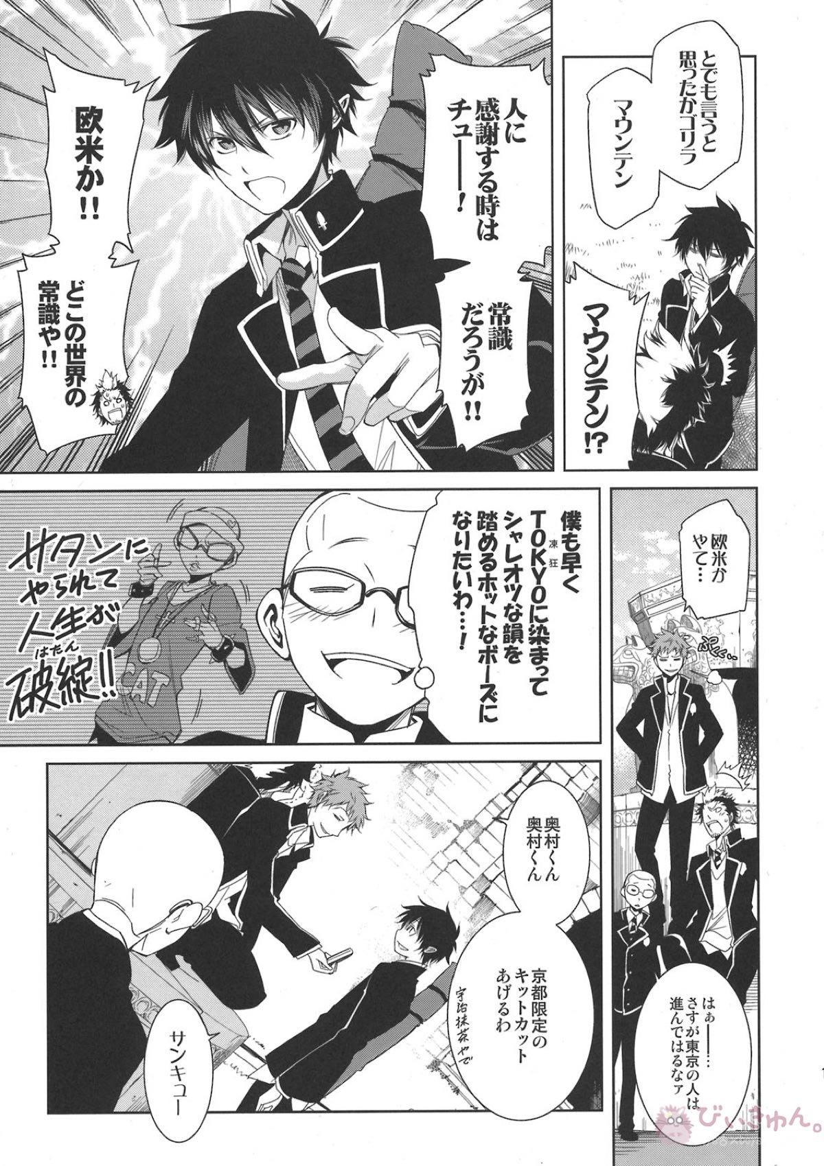 正十字學園奇譚【青の祓魔師/雪燐】 page 11