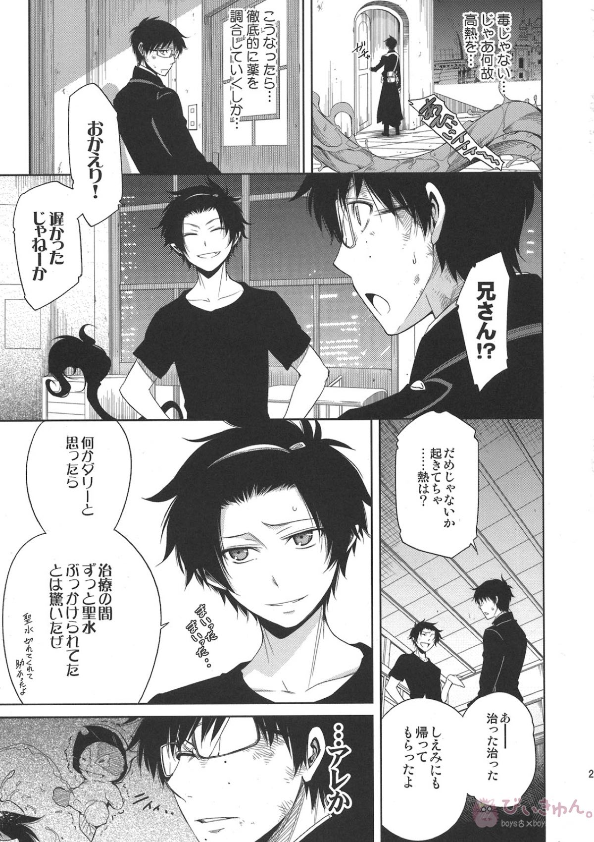 正十字學園奇譚【青の祓魔師/雪燐】 page 29