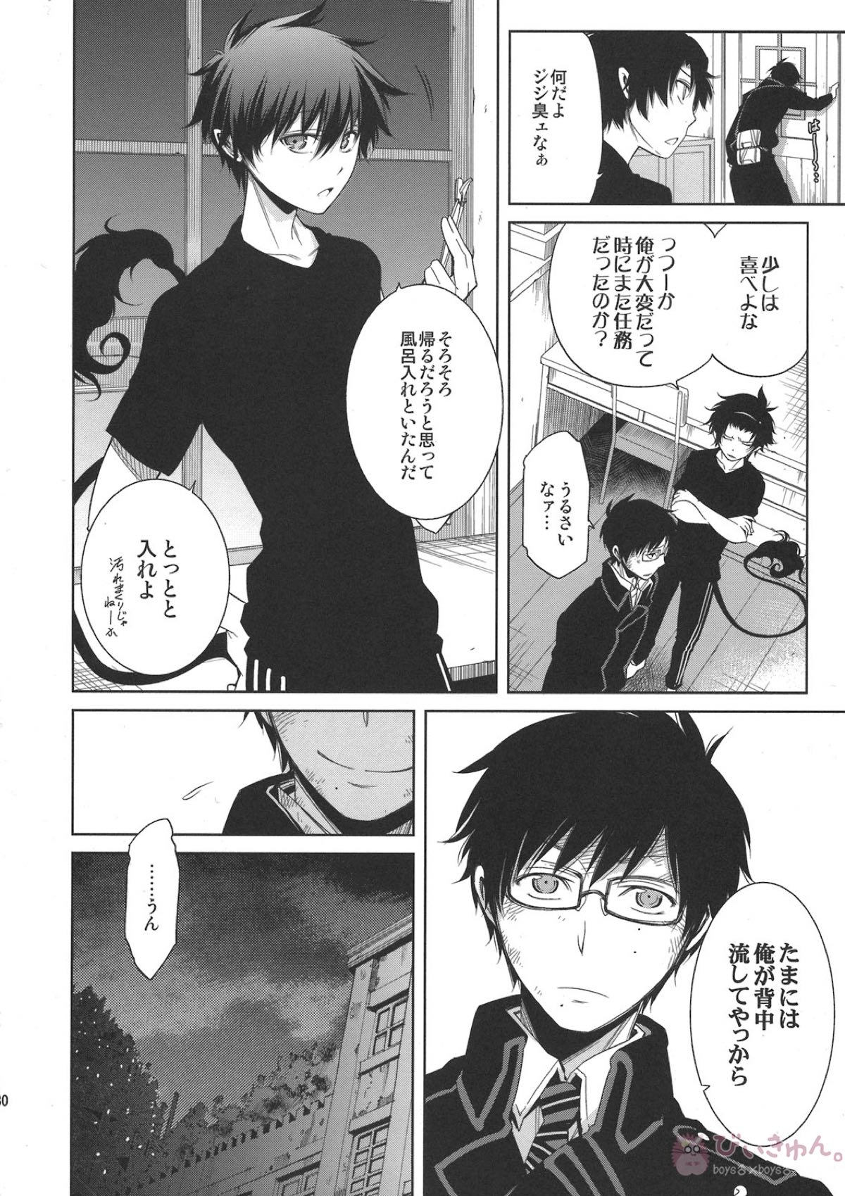 正十字學園奇譚【青の祓魔師/雪燐】 page 30