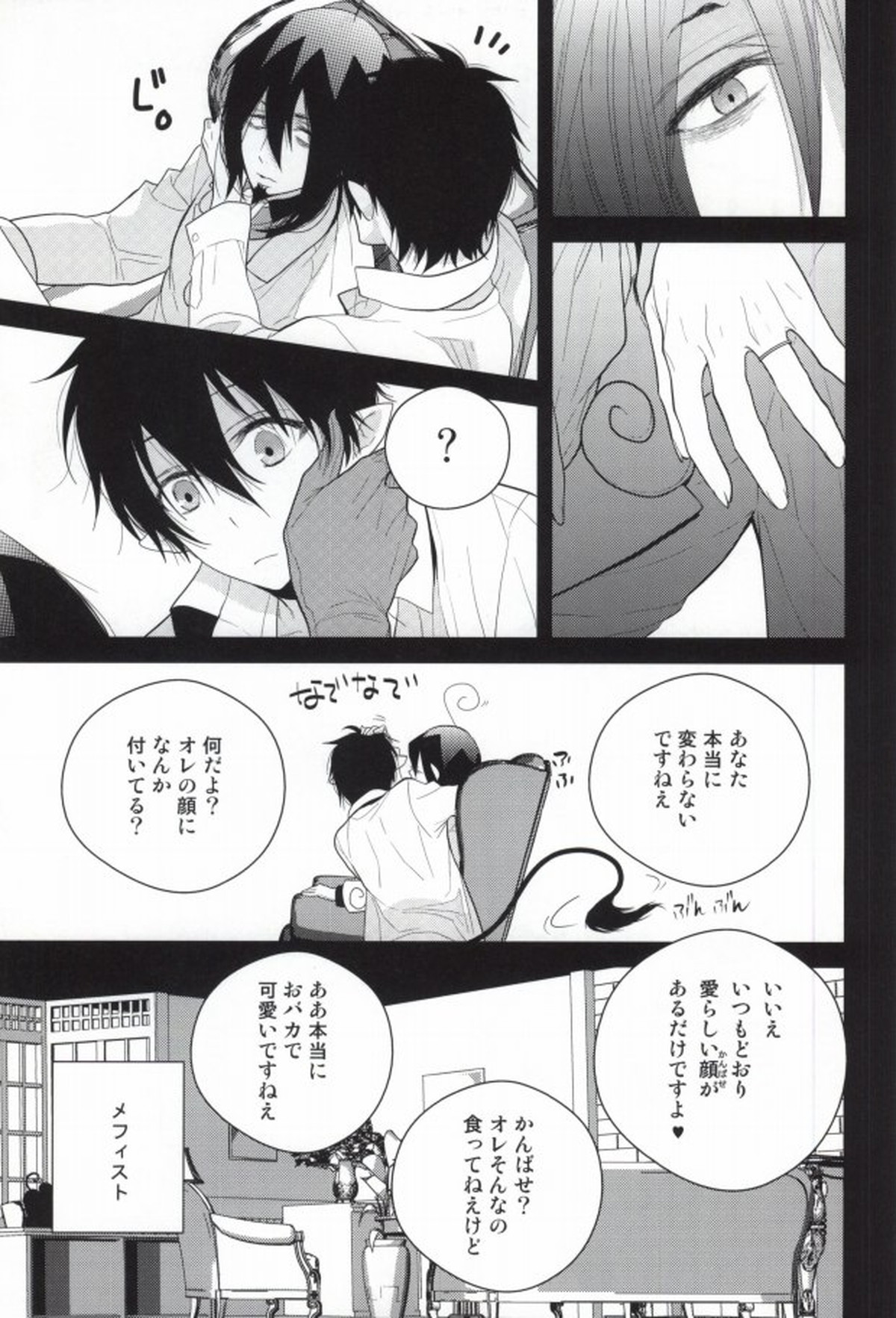 Die Person, die Licht liebt【青の祓魔師/メフィ燐】 page 15