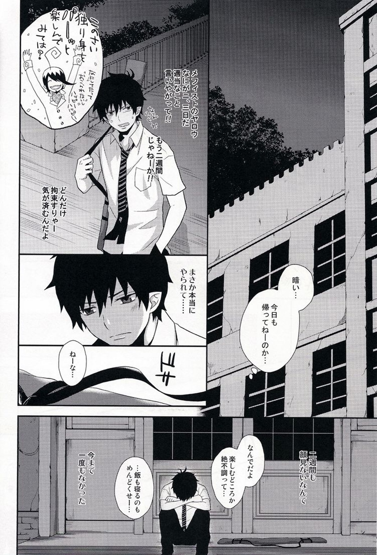 Lonely lonely Sweet home【青の祓魔師/雪燐】 page 14