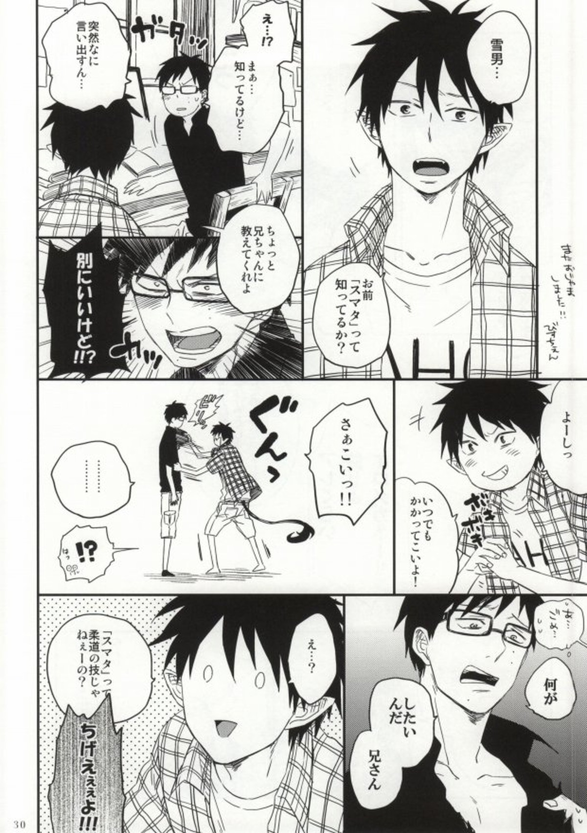 Sからはじまるあの話【青の祓魔師/雪燐】 page 31