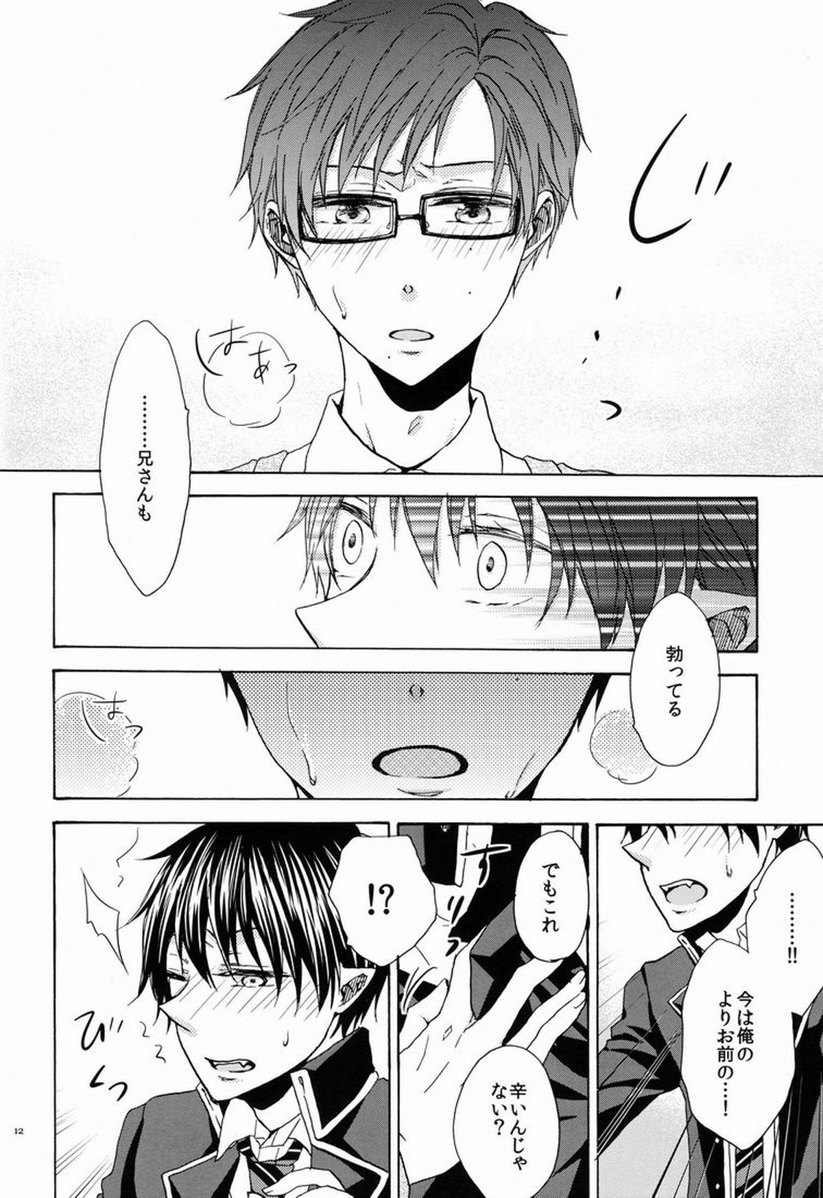 僕と兄さんの淫猥密事【青の祓魔師/雪燐】 page 11
