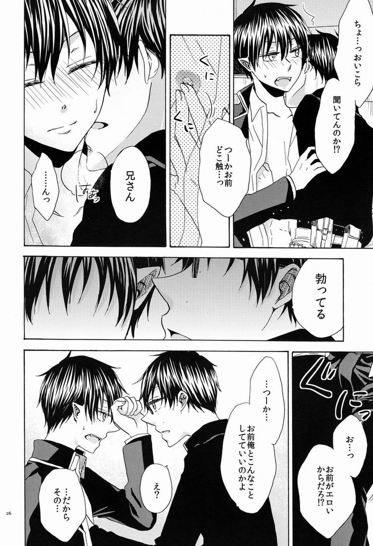 僕と兄さんの淫猥密事【青の祓魔師/雪燐】 page 25