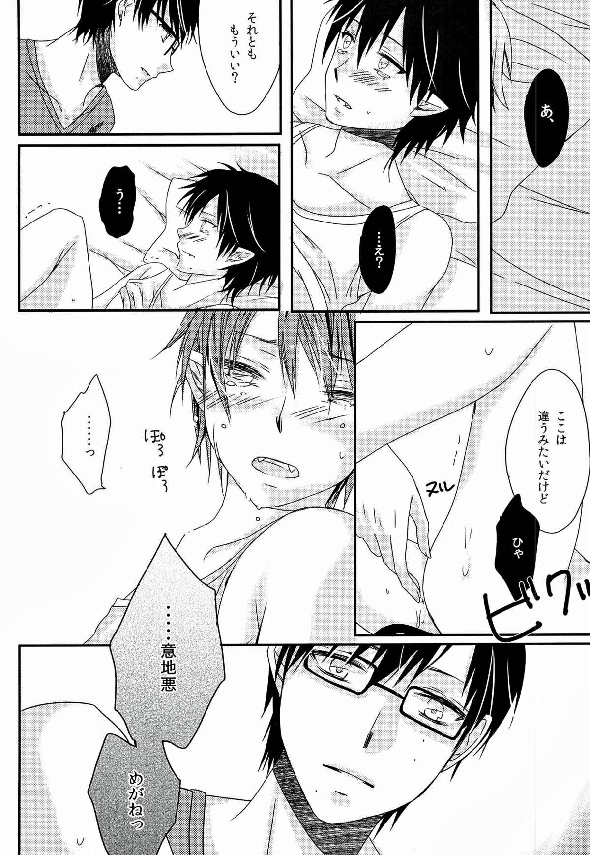 僕の奥さんは、悪魔で高校生。【青の祓魔師/雪燐】 page 14