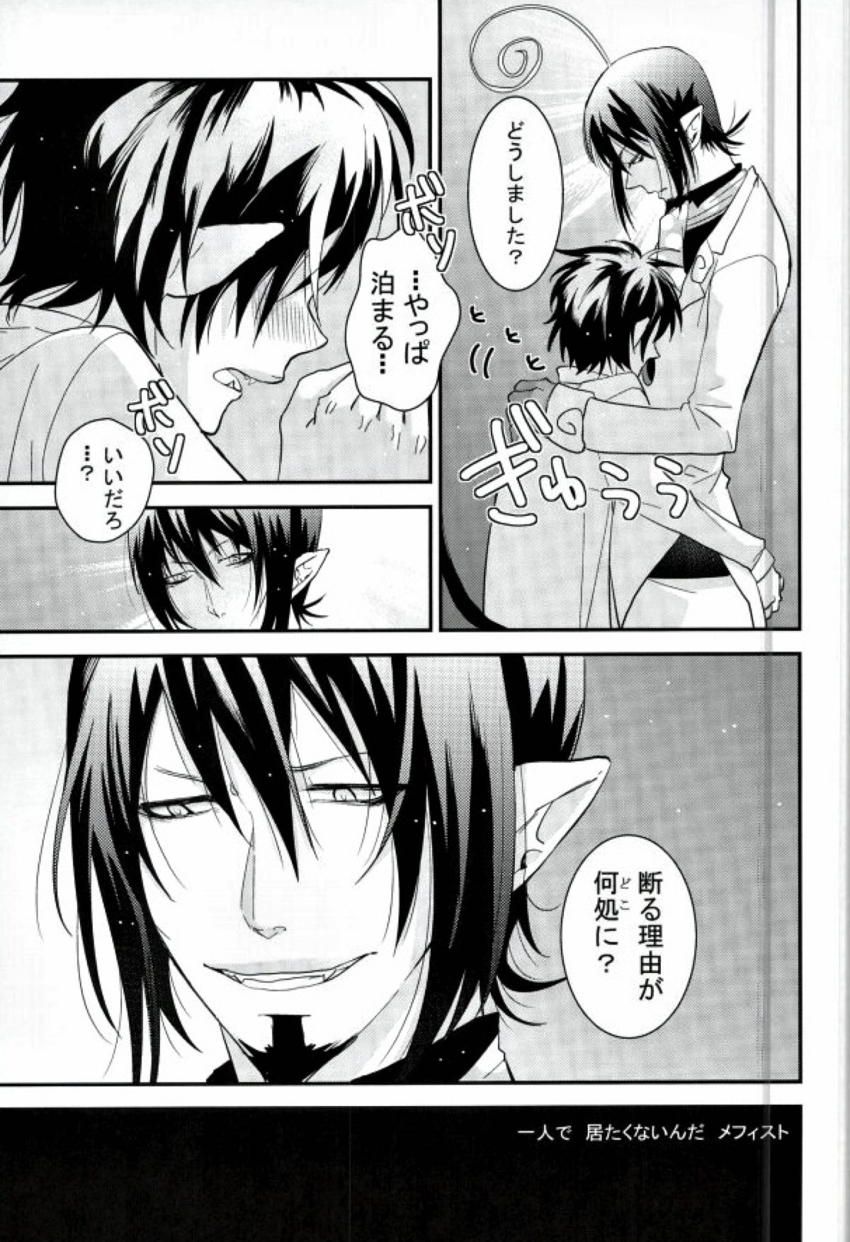 ICH BRAUCHE DICH.【青の祓魔師/メフィ燐】 page 12