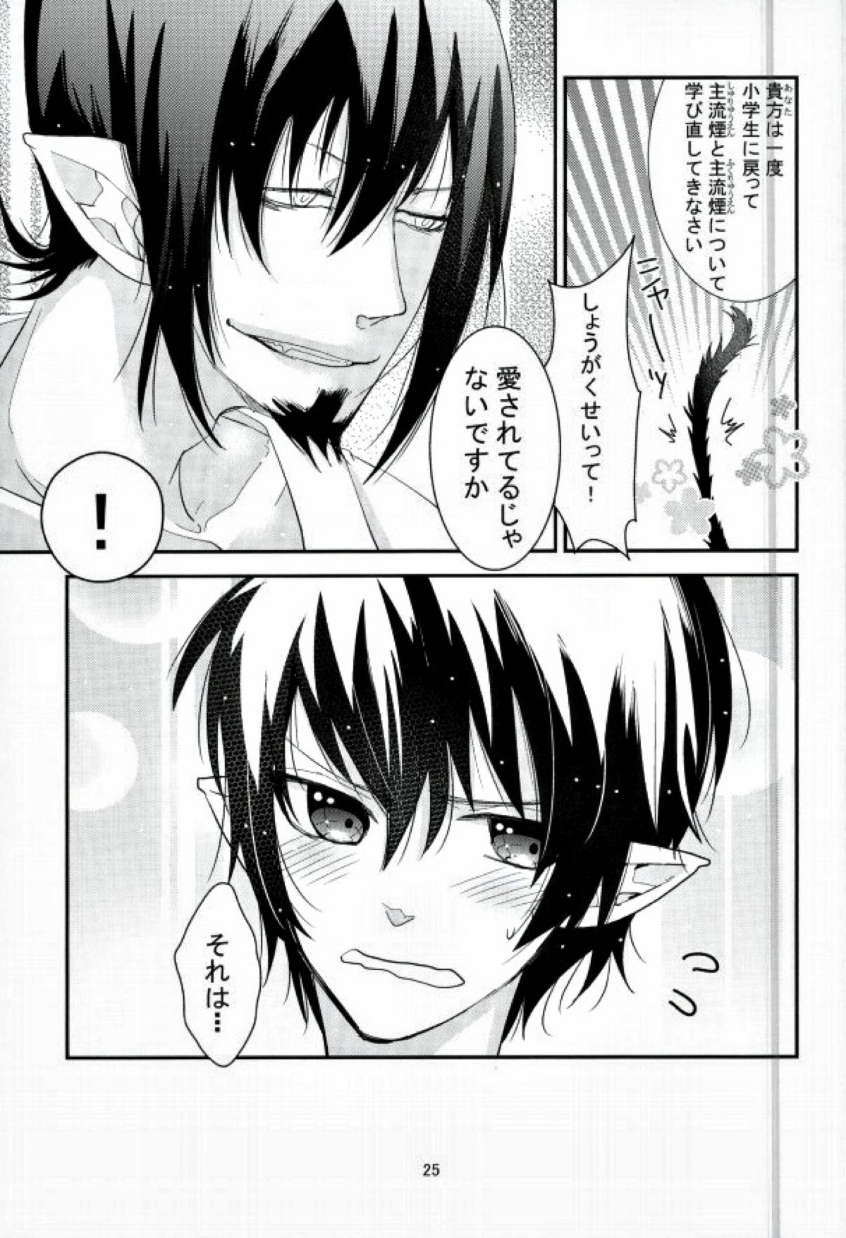 ICH BRAUCHE DICH.【青の祓魔師/メフィ燐】 page 24