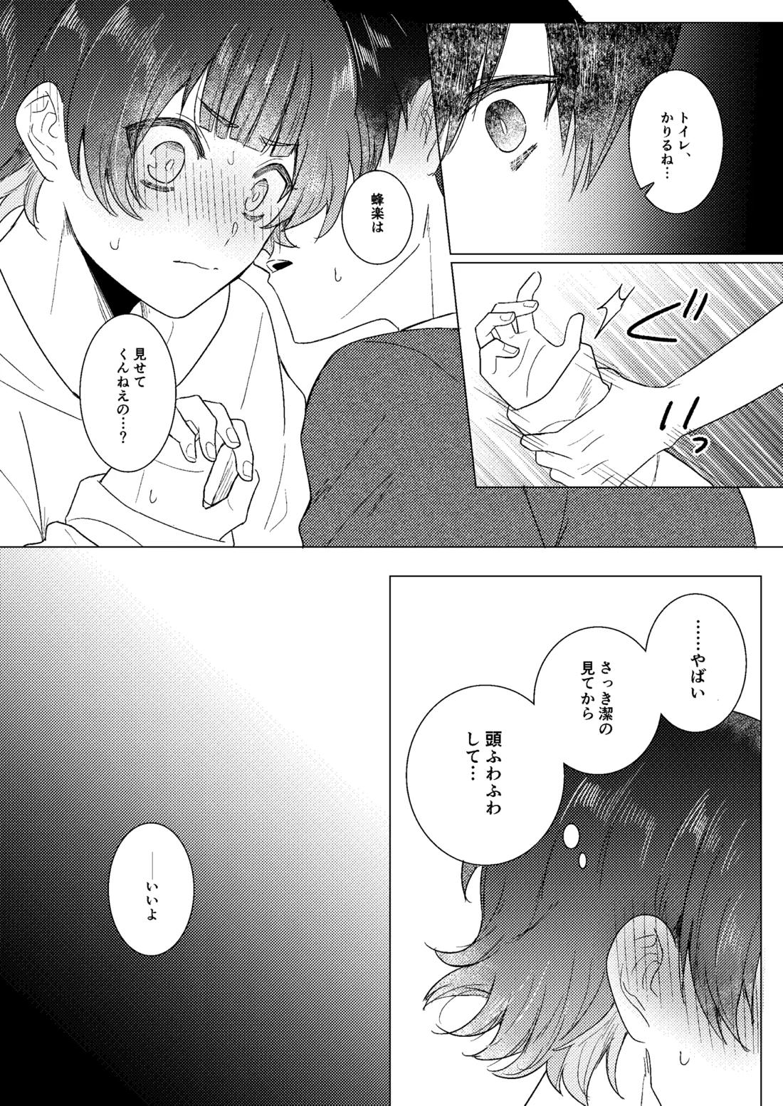 全力思春期!!【ブルーロック/潔蜂】 page 13