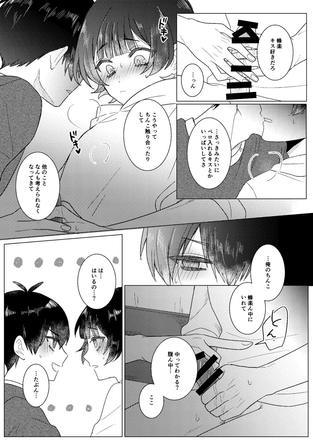 全力思春期!!【ブルーロック/潔蜂】 page 16