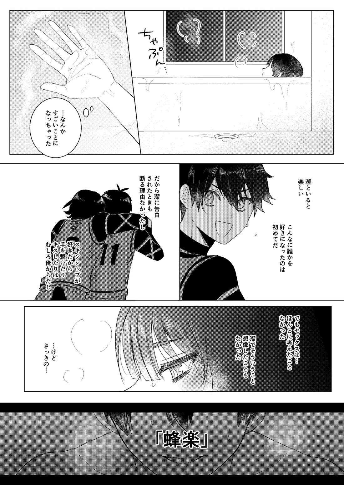全力思春期!!【ブルーロック/潔蜂】 page 21
