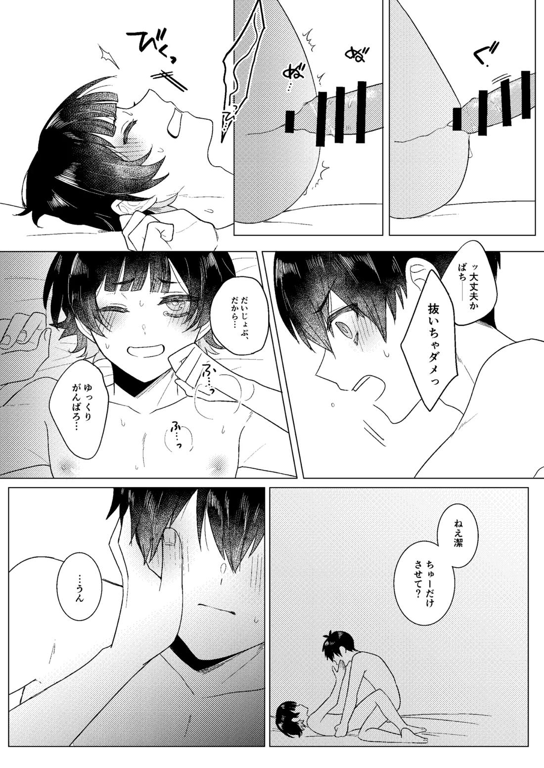 全力思春期!!【ブルーロック/潔蜂】 page 34
