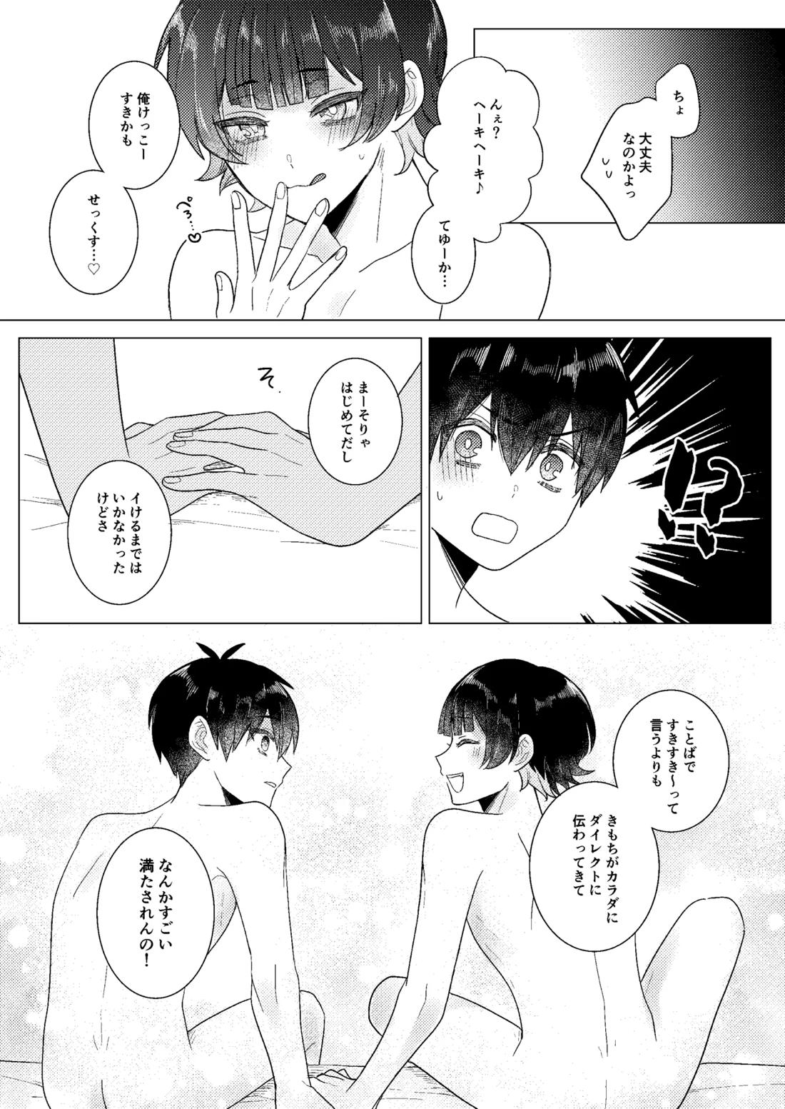 全力思春期!!【ブルーロック/潔蜂】 page 49