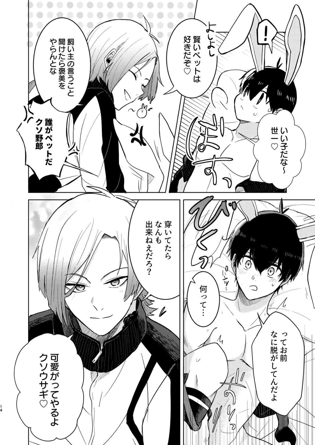オレの世一がこんなにウサギなわけがない!【ブルーロック/カイ潔】 page 12